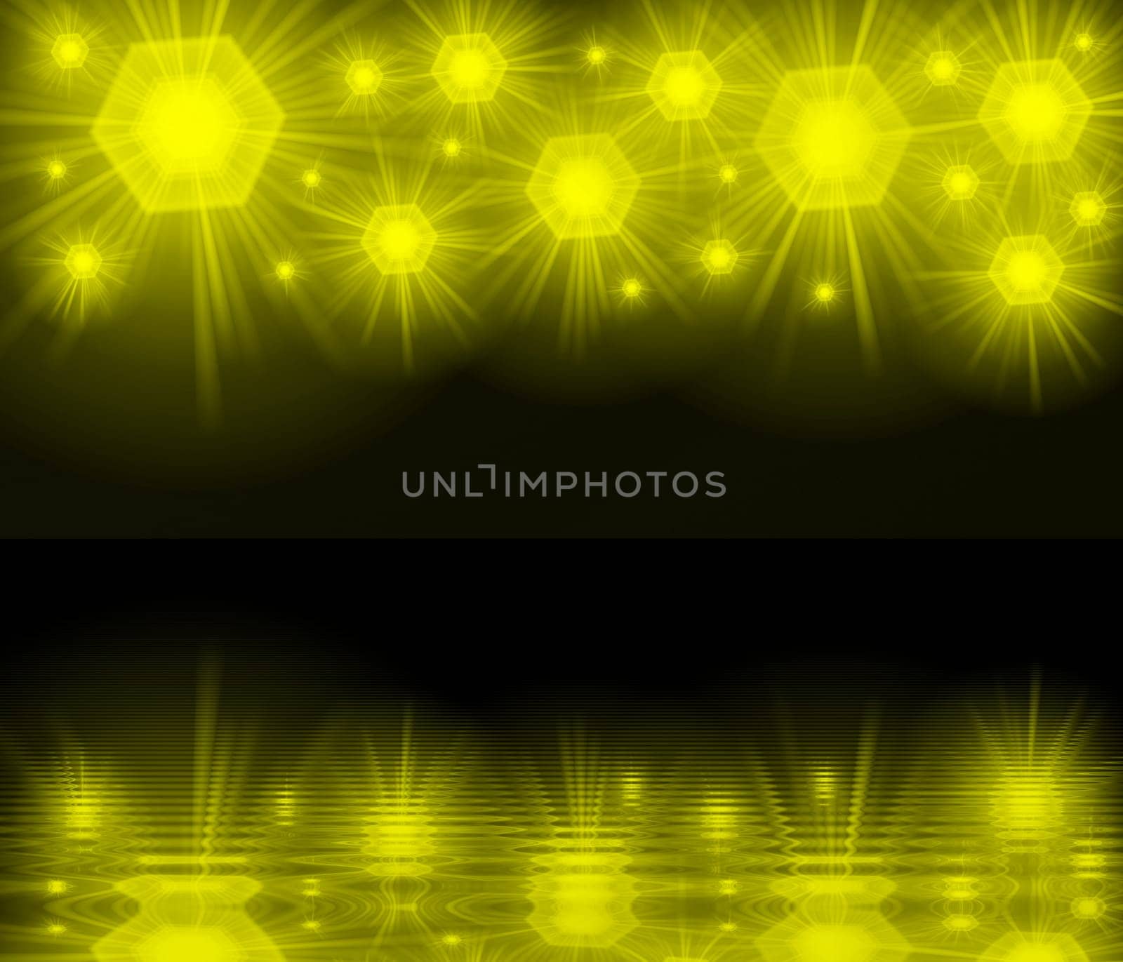 colored background with colored lights and reflex