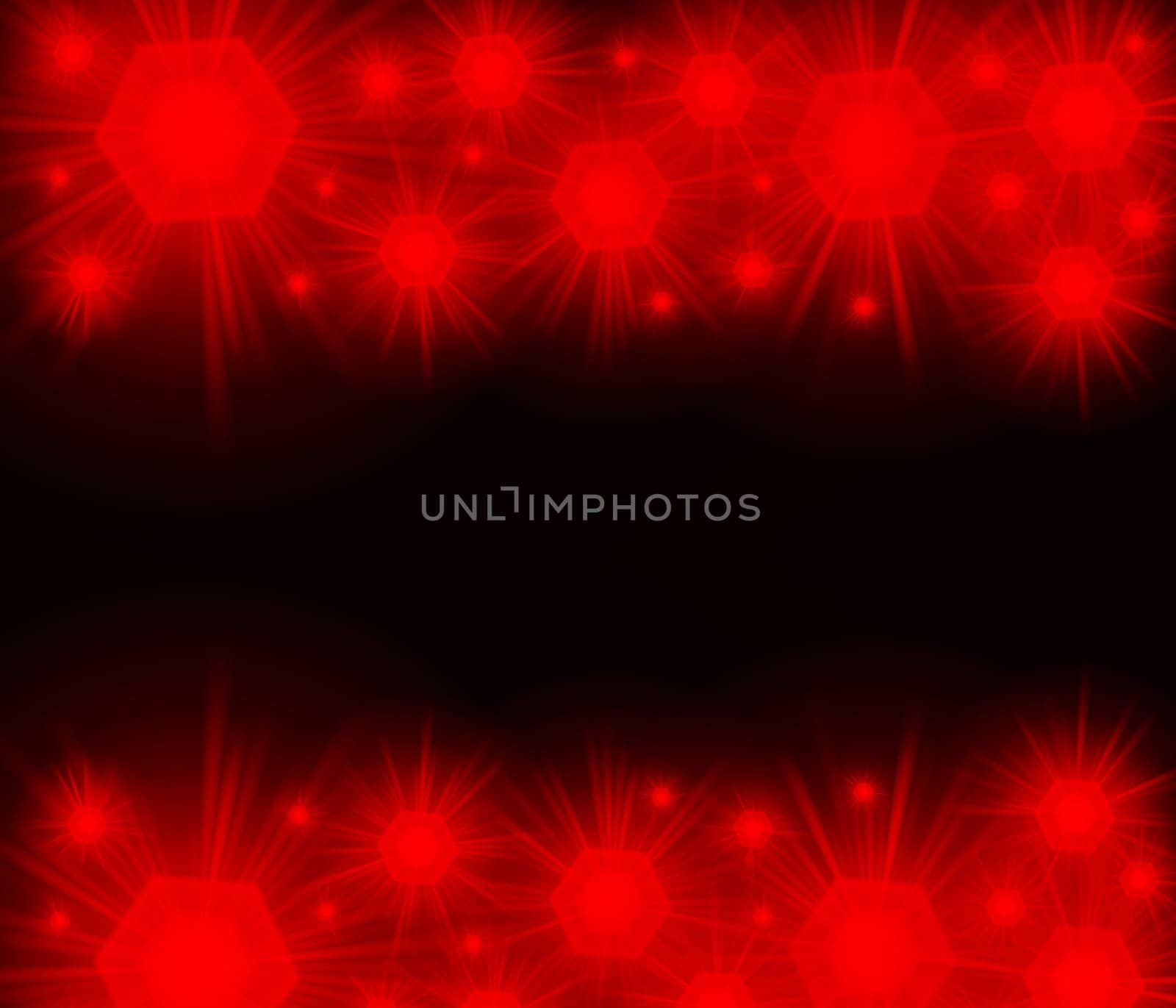colored background with colored lights and reflex