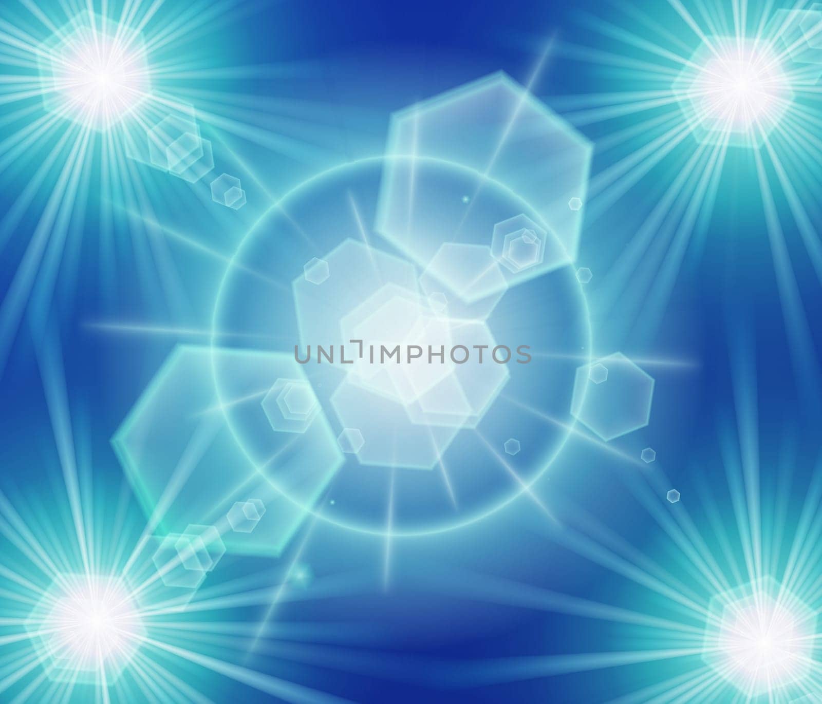 colored background with colored lights and reflex