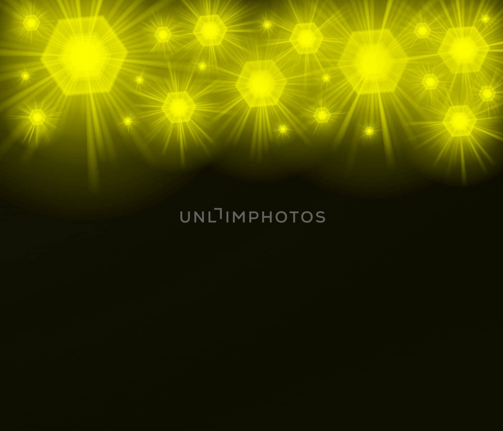colored background with colored lights and reflex