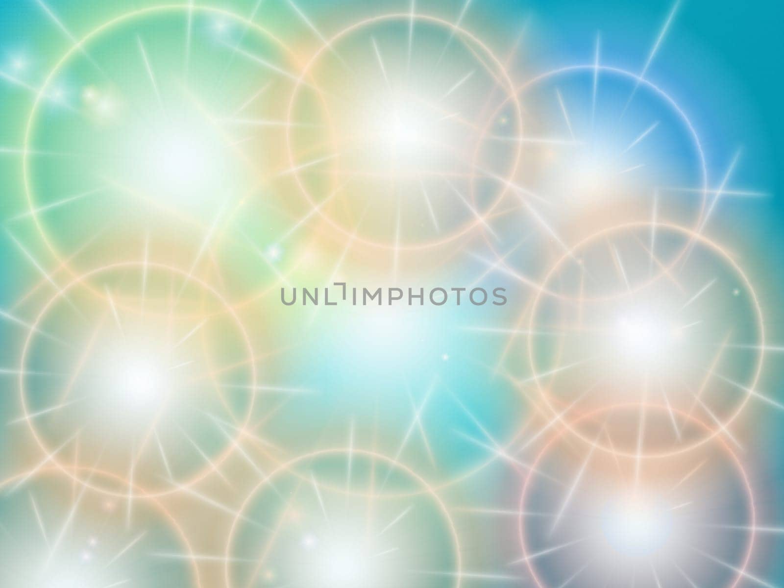 colored background with colored lights and reflex