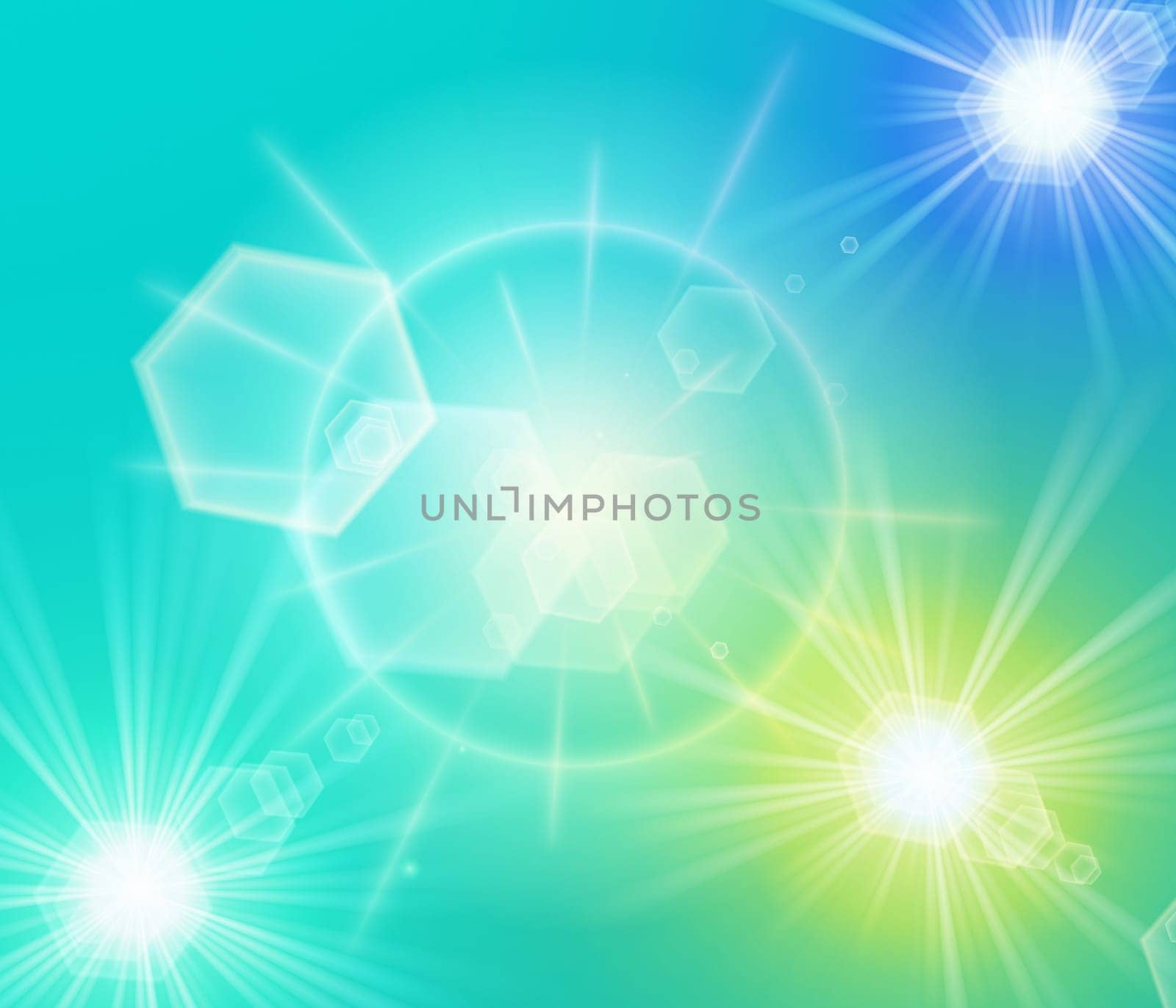 colored background with colored lights and reflex