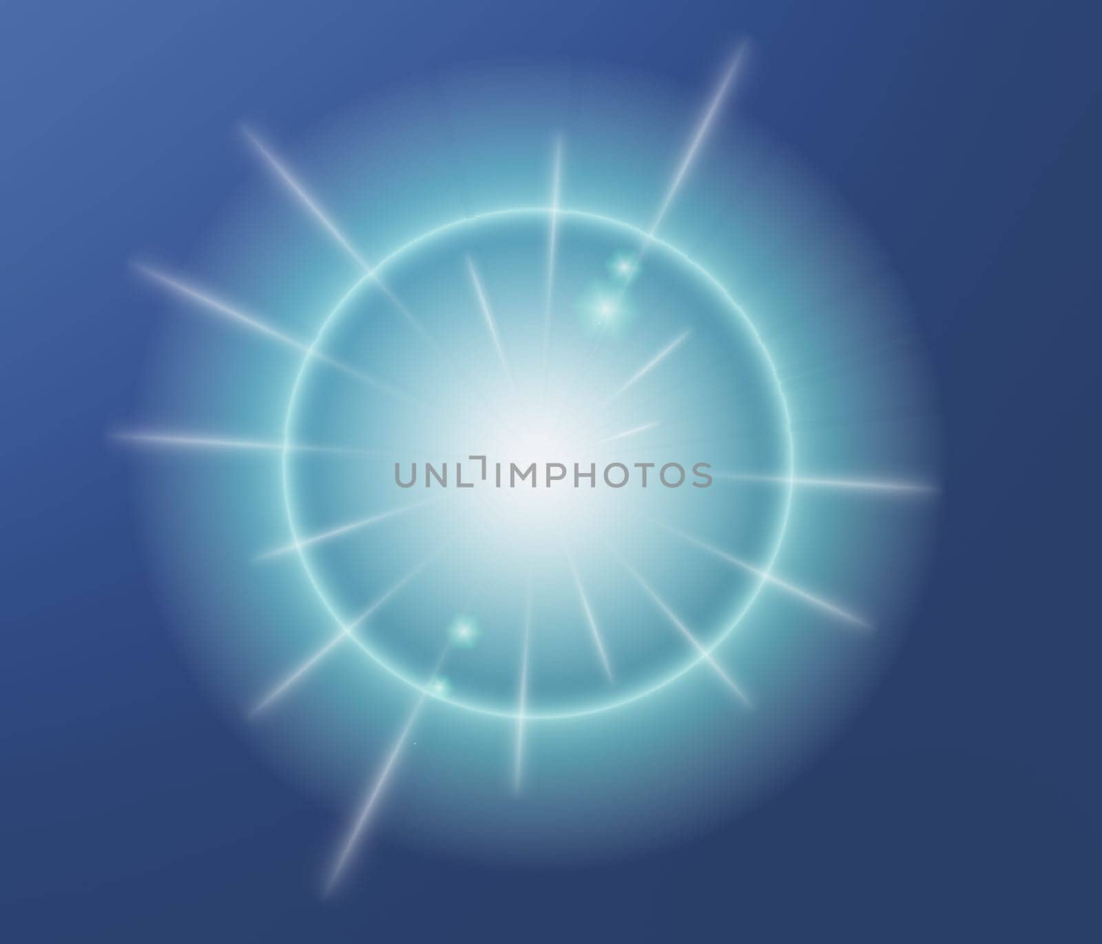 colored background with colored lights and reflex