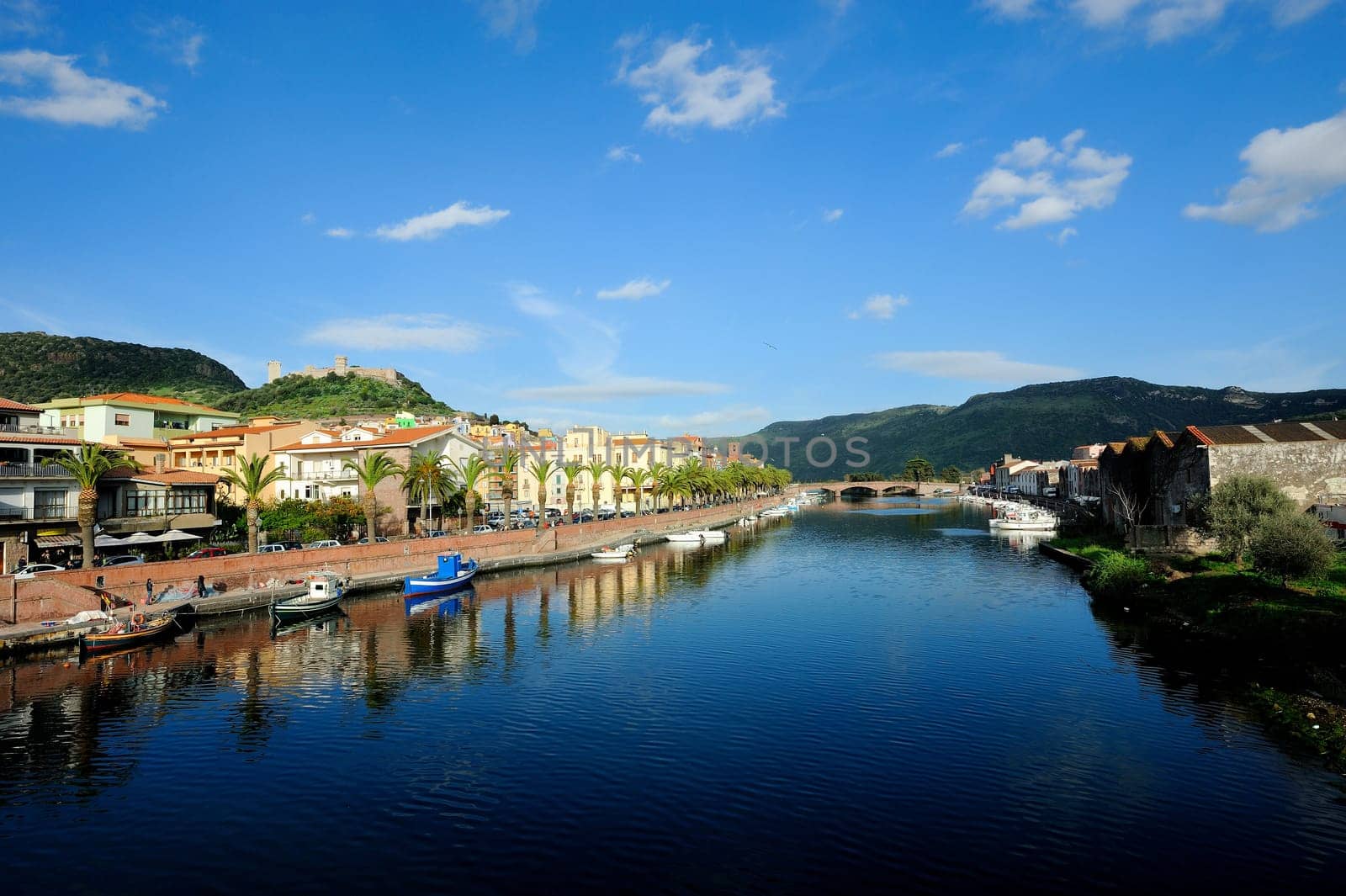 Bosa - Sardinia - Italy is located on the estuary of the river Temo, the only country in Sardinia built on the estuary of a river navigable by small boats for about 5/6 km