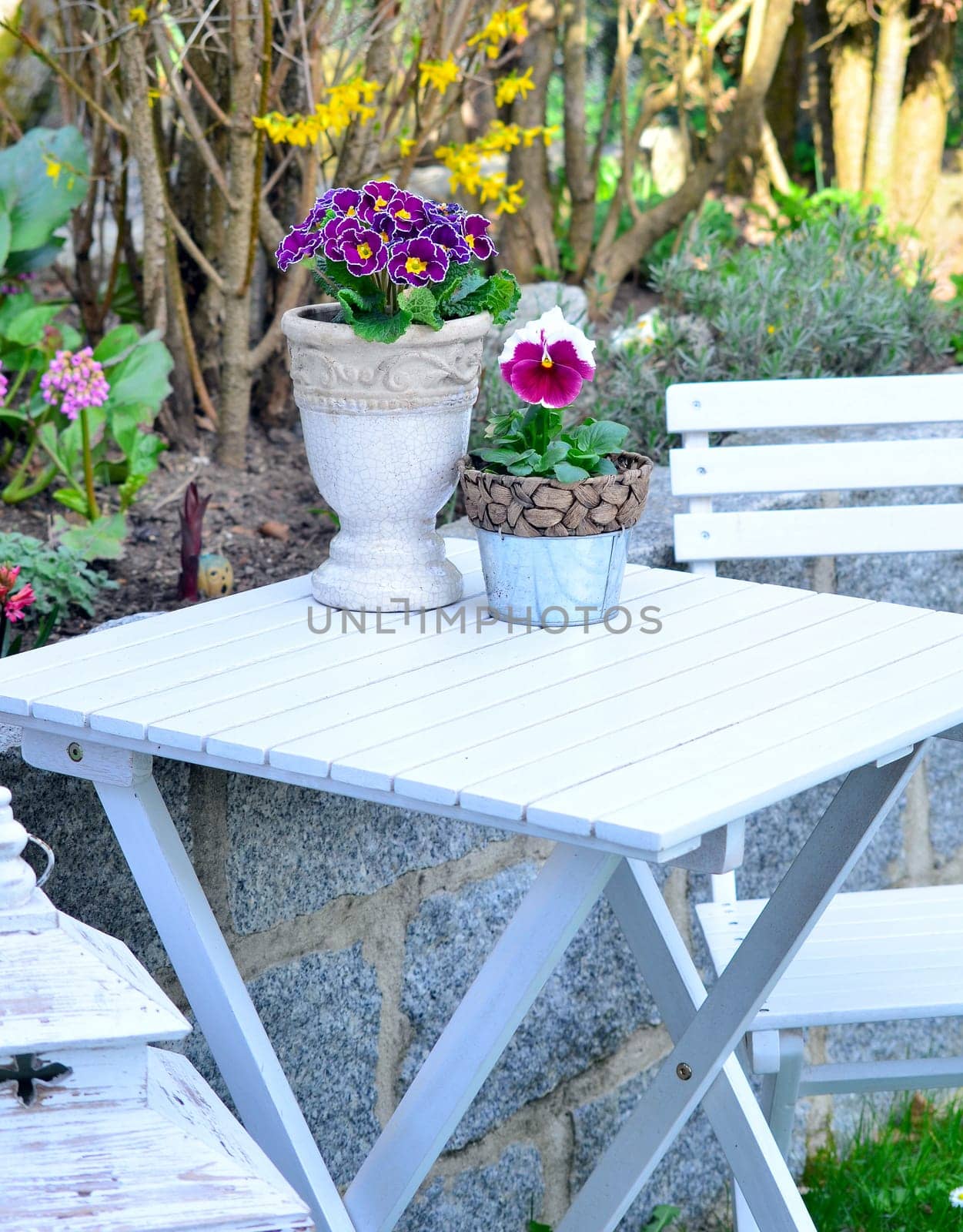 Garden spring shabby chic