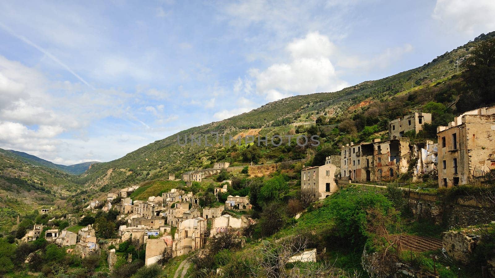 Old Gairo was partially destroyed by a flood in 1951, and in 1963 it was completely abandoned, the new houses were rebuilt a little higher than the half-destroyed village. It 's the most famous ghost town of Sardinia, surely one of the most beautiful and picturesque corners of Ogliastra and the whole island.