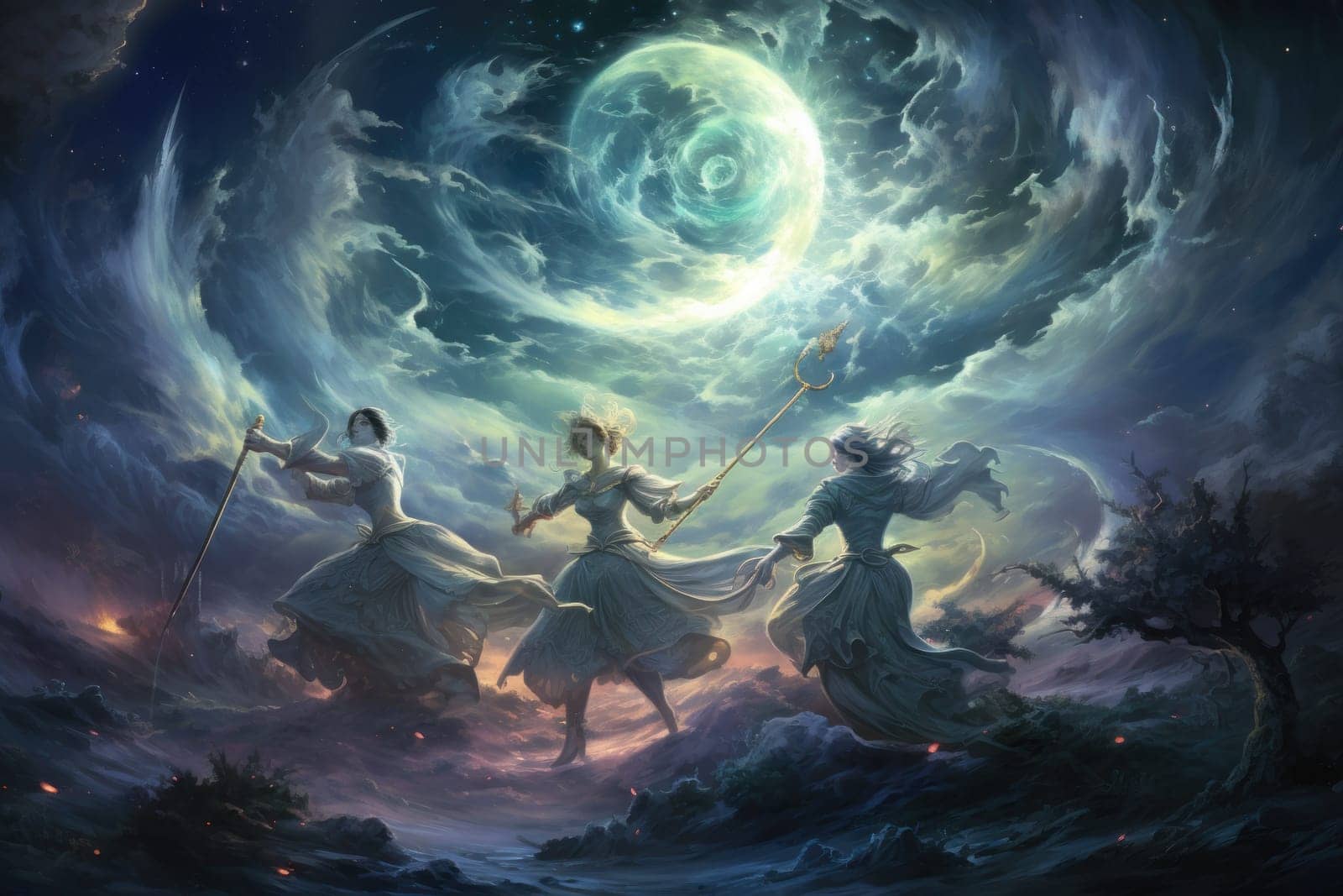 In the realm of fantasy, a fearless group of individuals known as the whirling cyclone riders emerges.
