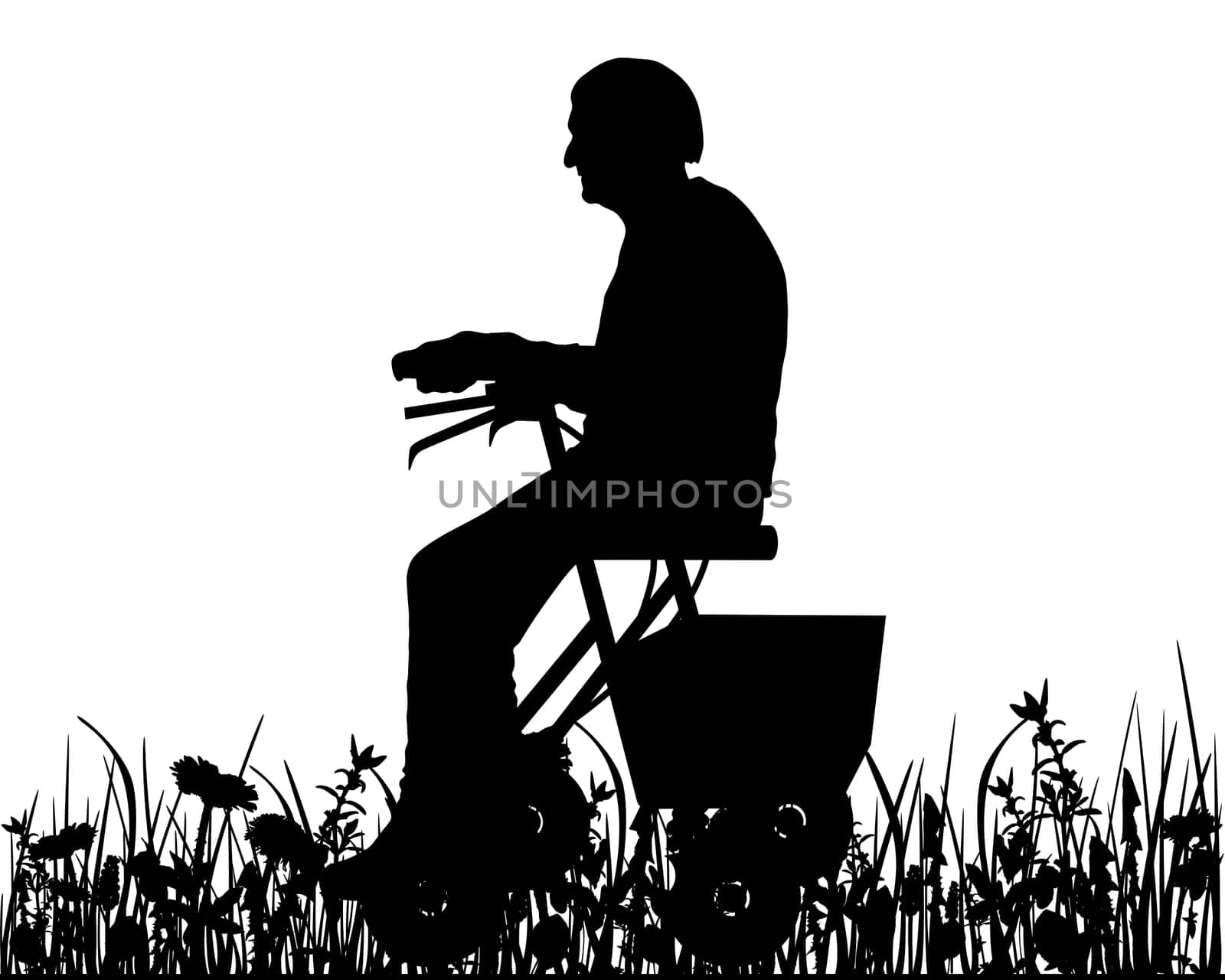 Woman with Rollator