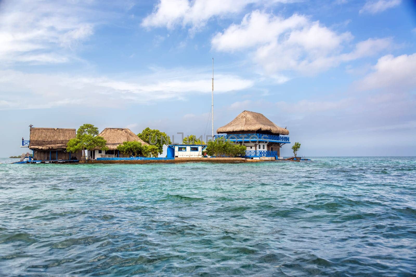 House in the Rosario Islands near Cartagena, Colombia