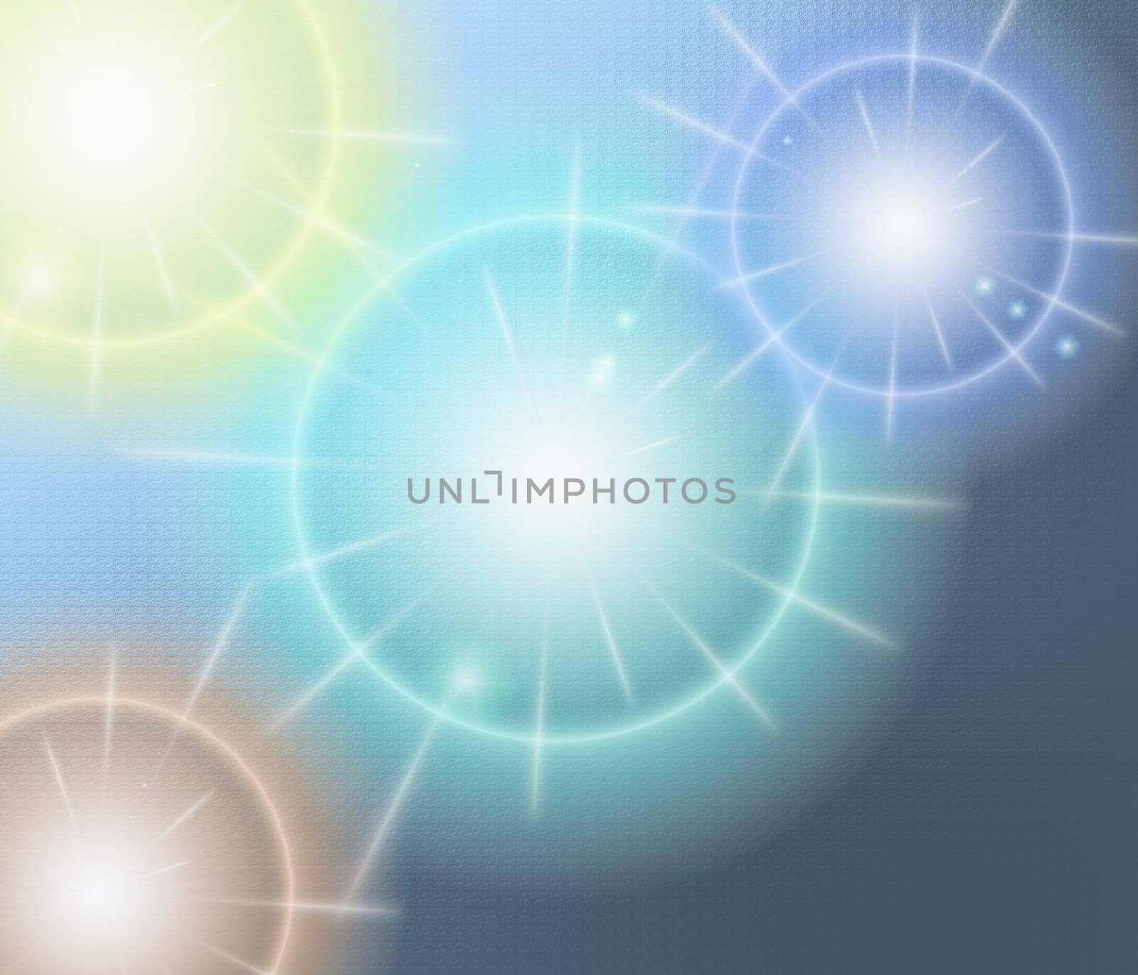 colored background with colored lights and reflex