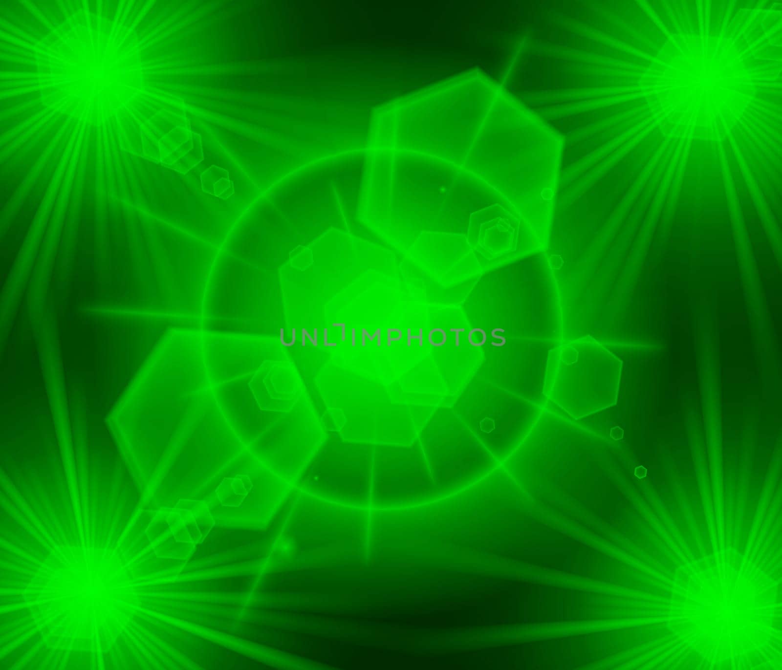 colored background with colored lights and reflex