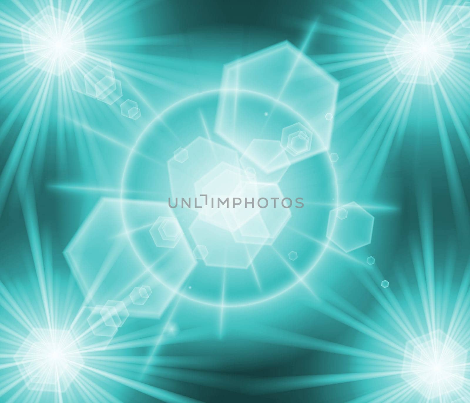 colored background with colored lights and reflex