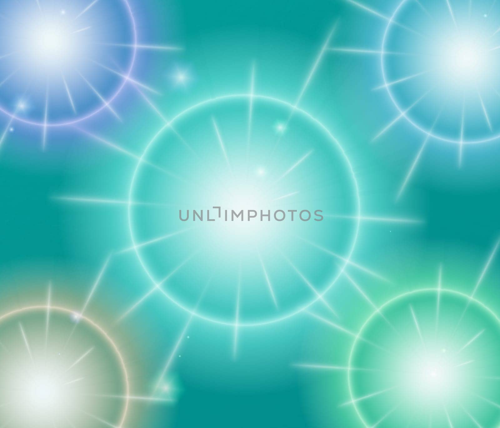 colored background with colored lights and reflex