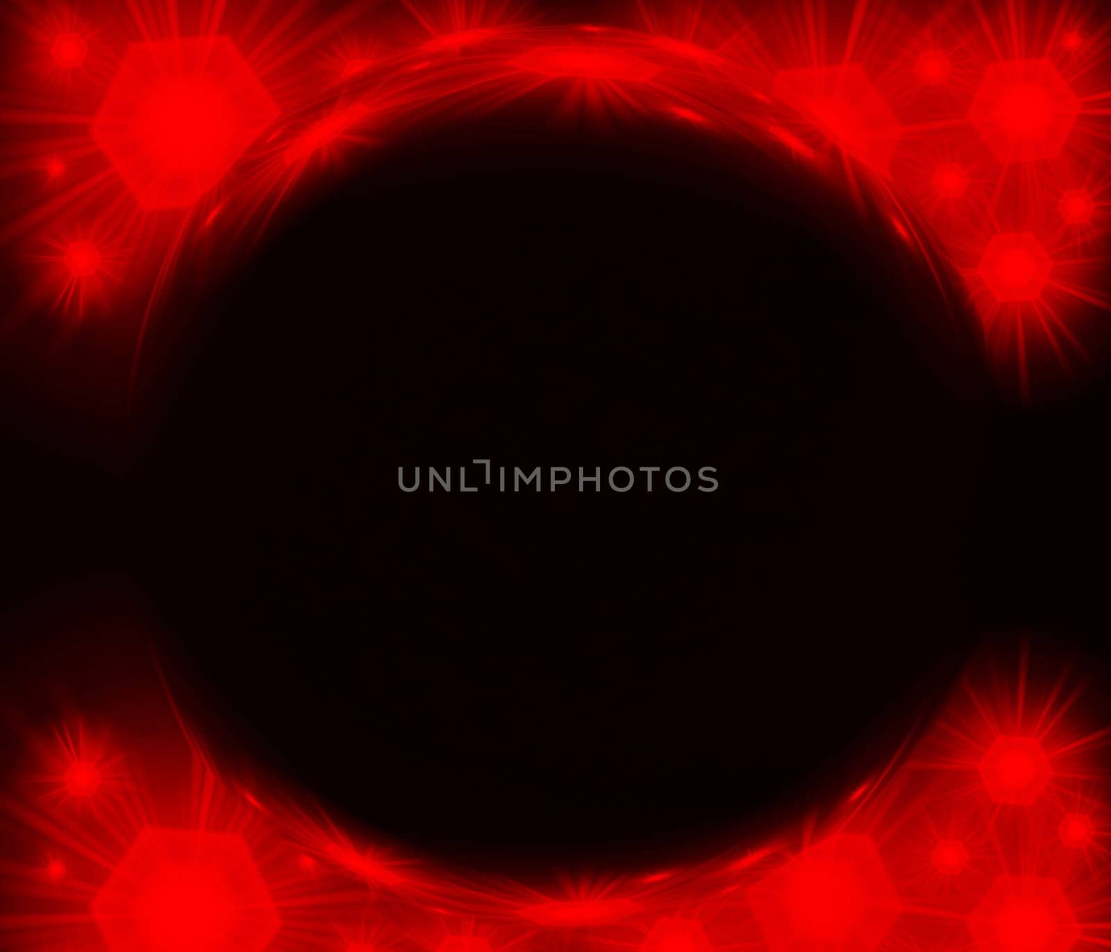 colored background with colored lights and reflex