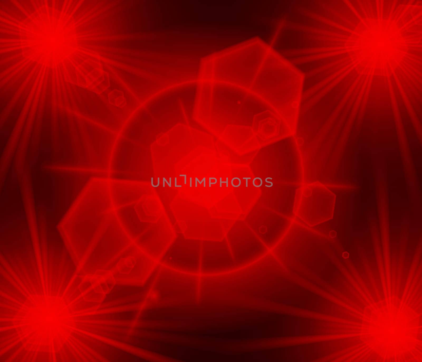 colored background with colored lights and reflex