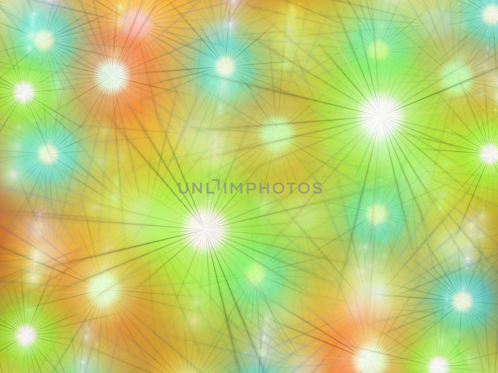 colored background with colored lights and reflex