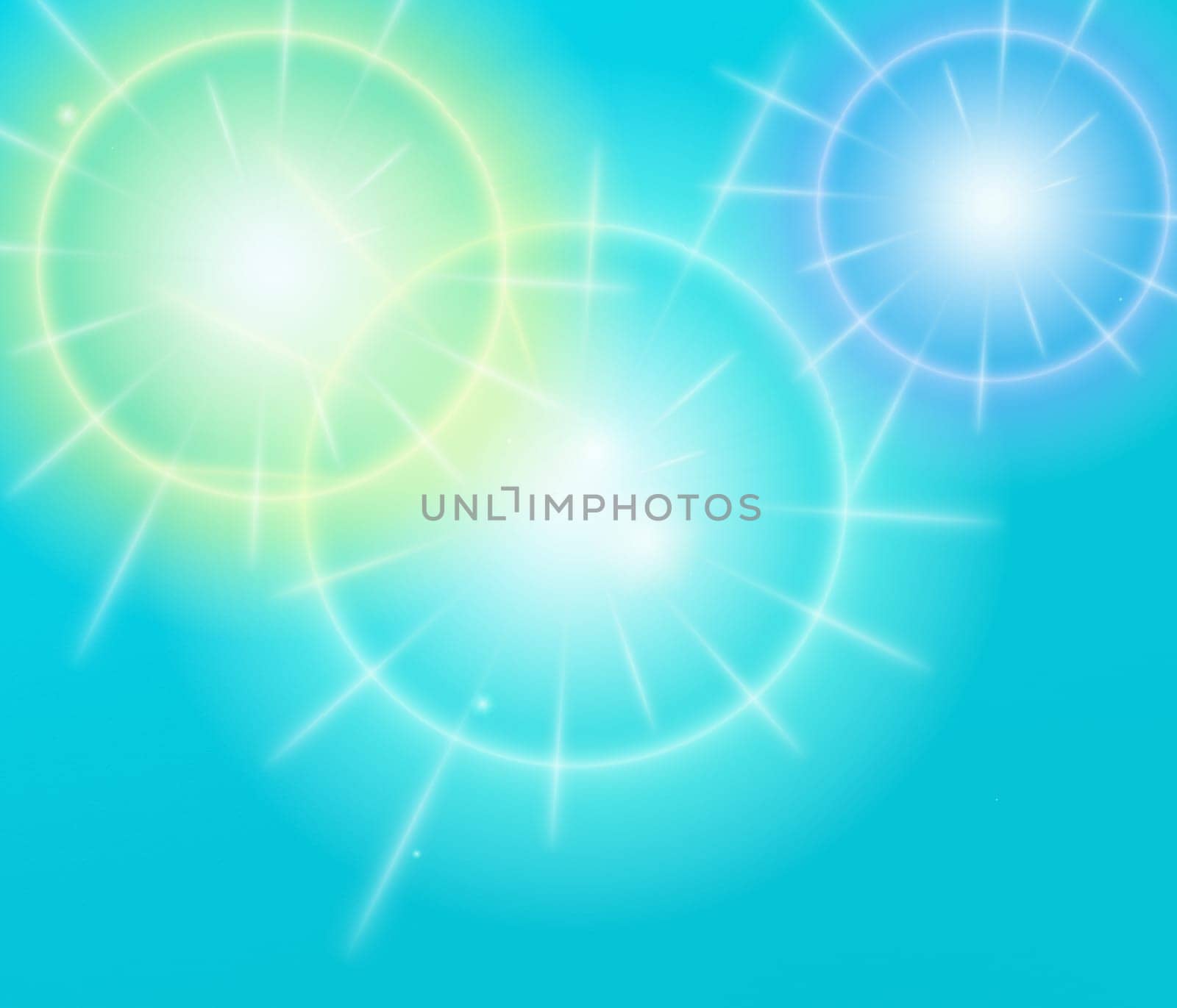 colored background with colored lights and reflex
