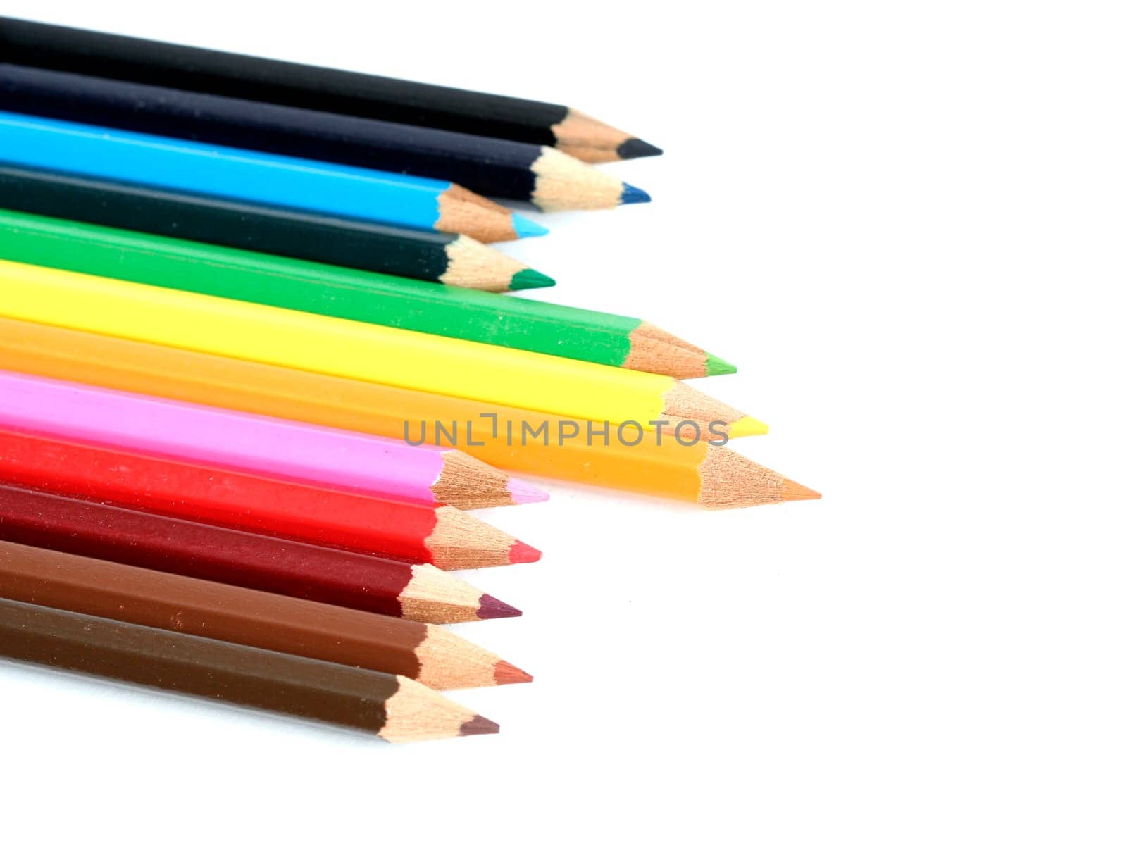color pencils isolated. More on my portfolio.