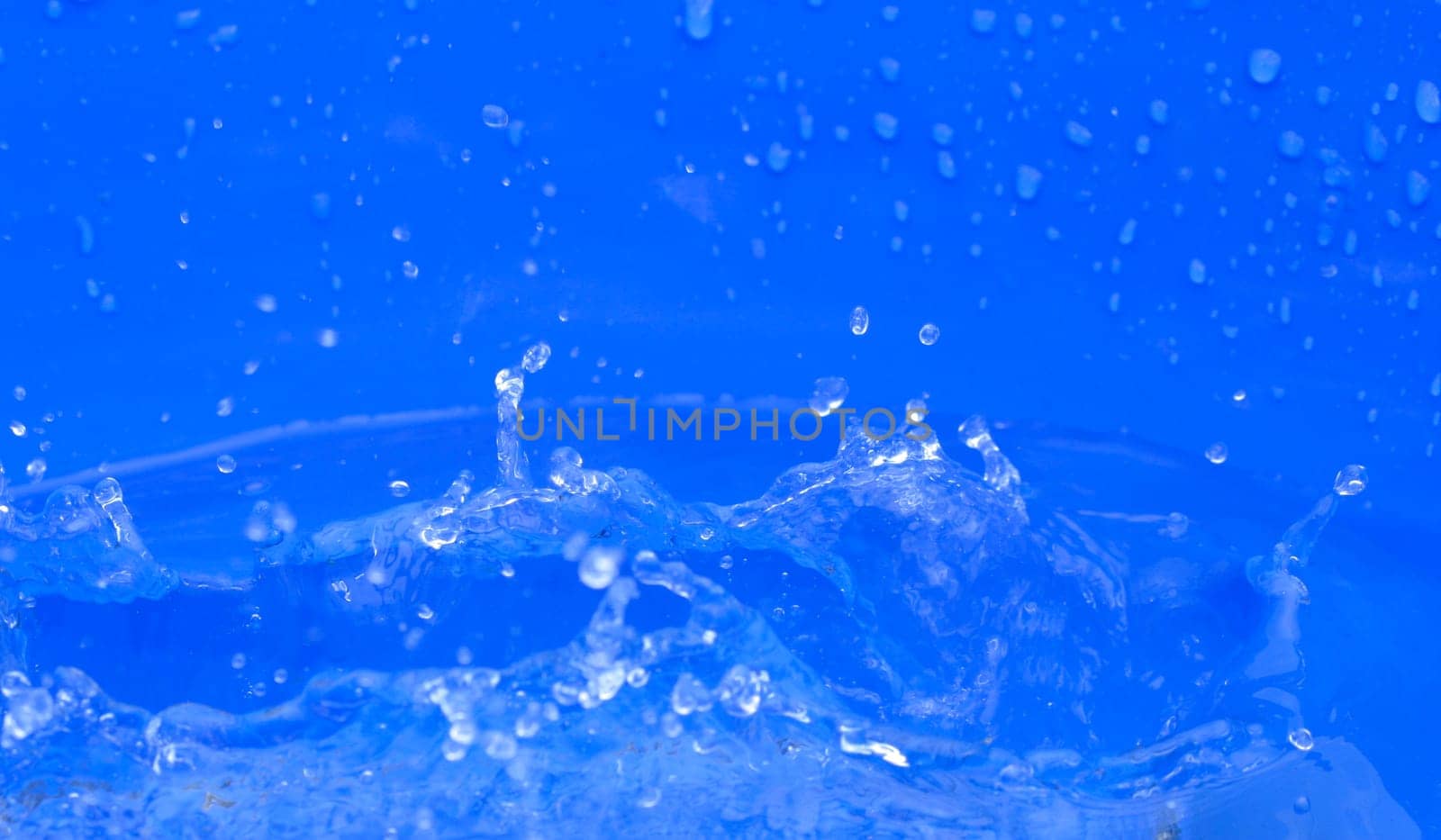 Macro image of water drops