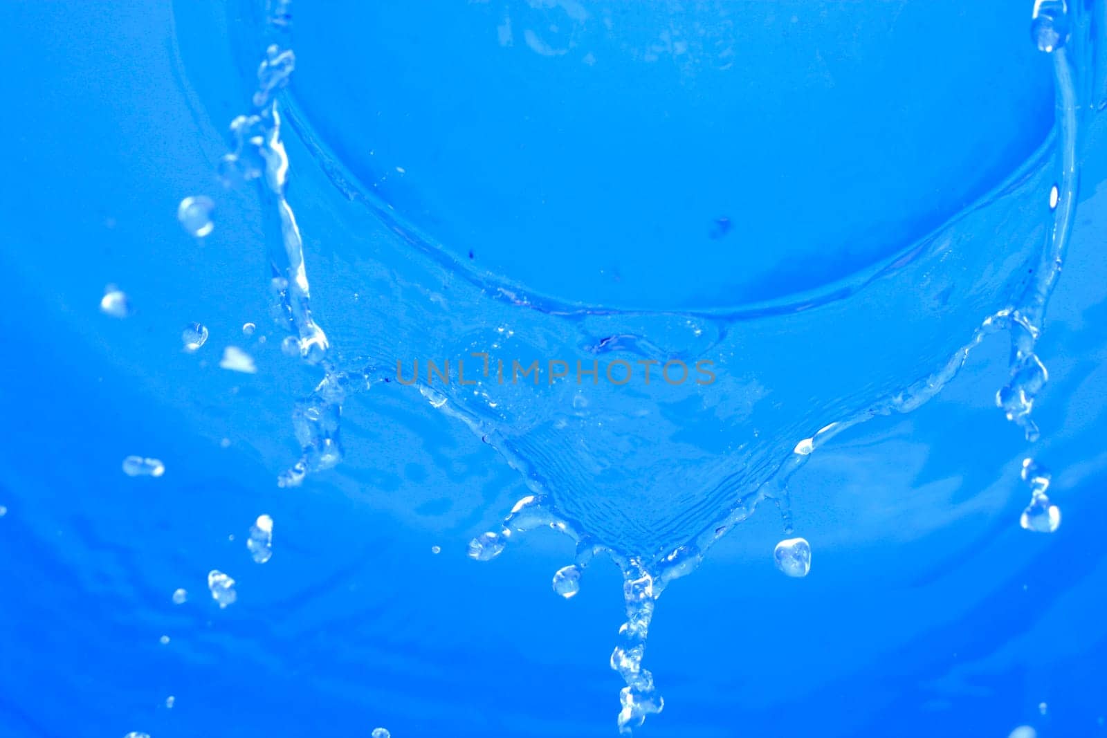 Macro image of water drops