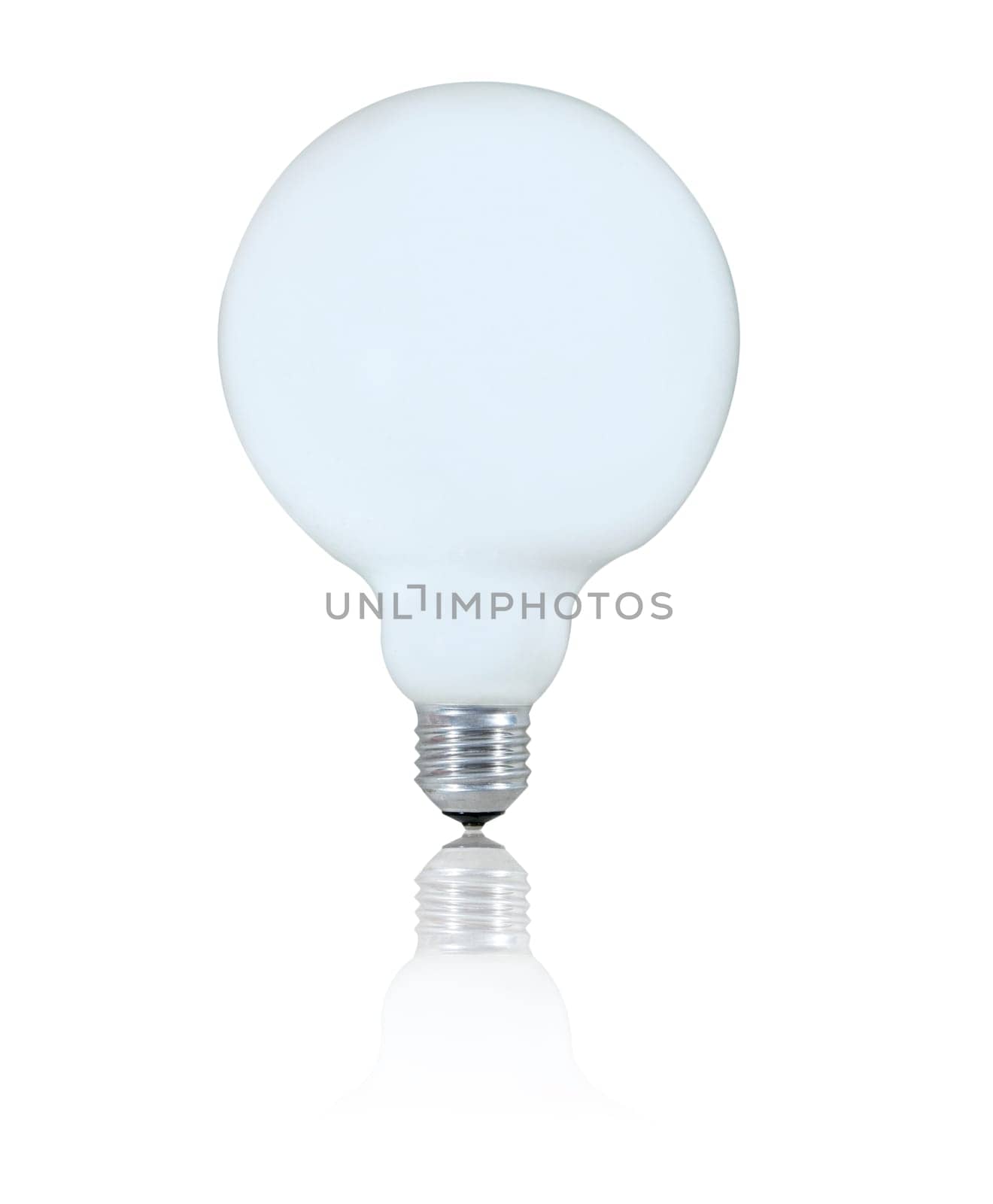 Wite bulb isolated on white