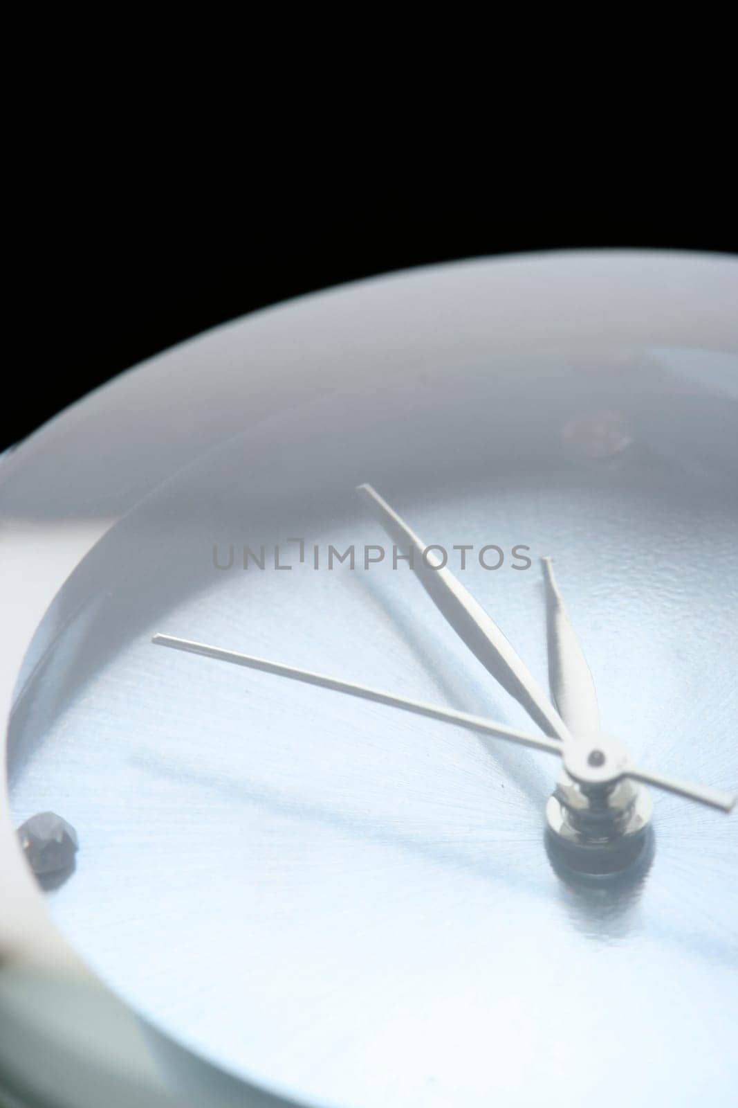 Blue ladies watch with a cool light.
