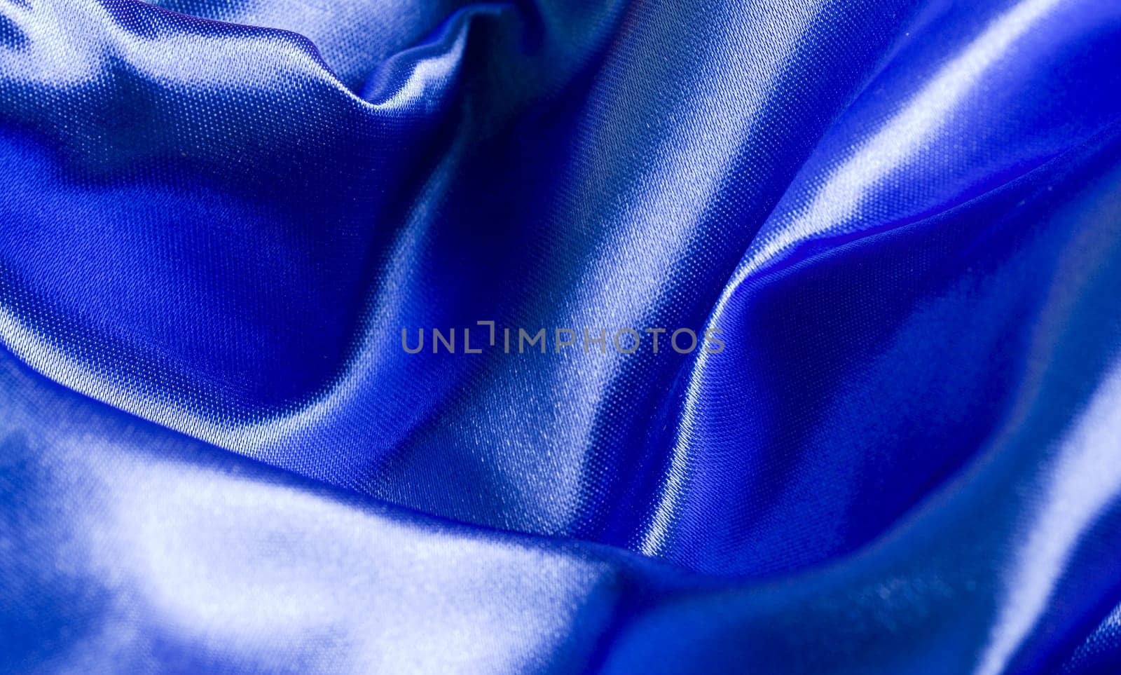 Background of a blue blanket