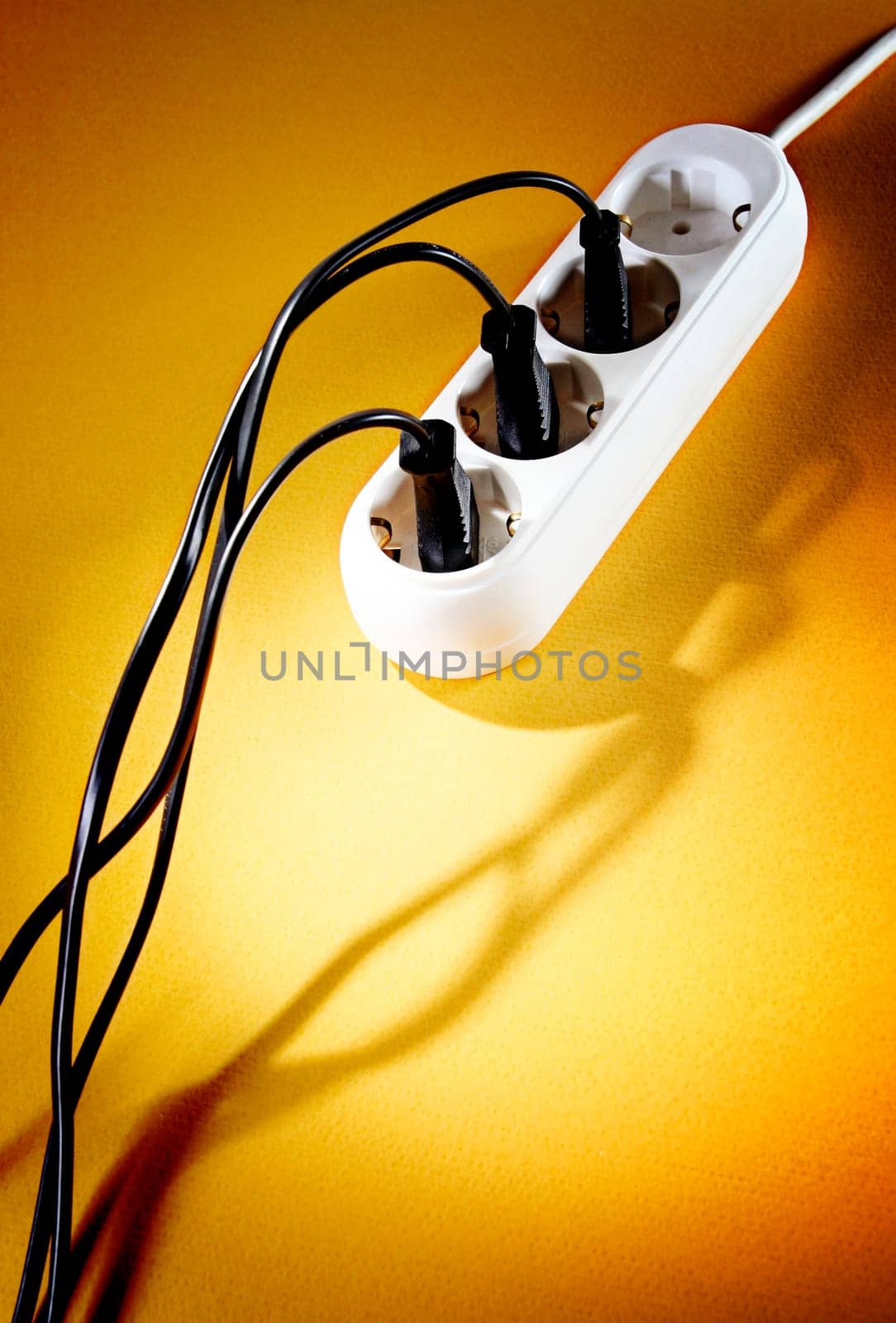White outlet isolated. Great details.