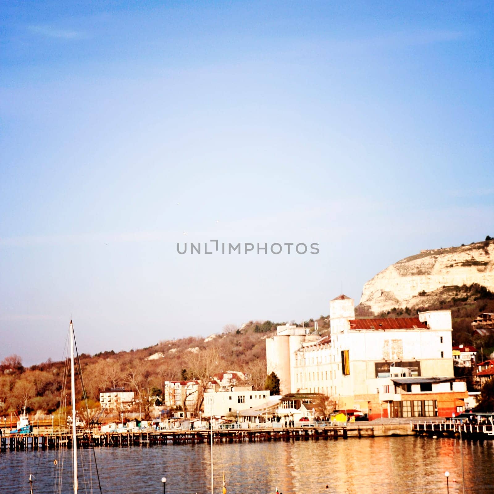 Harbor of beautiful old city.