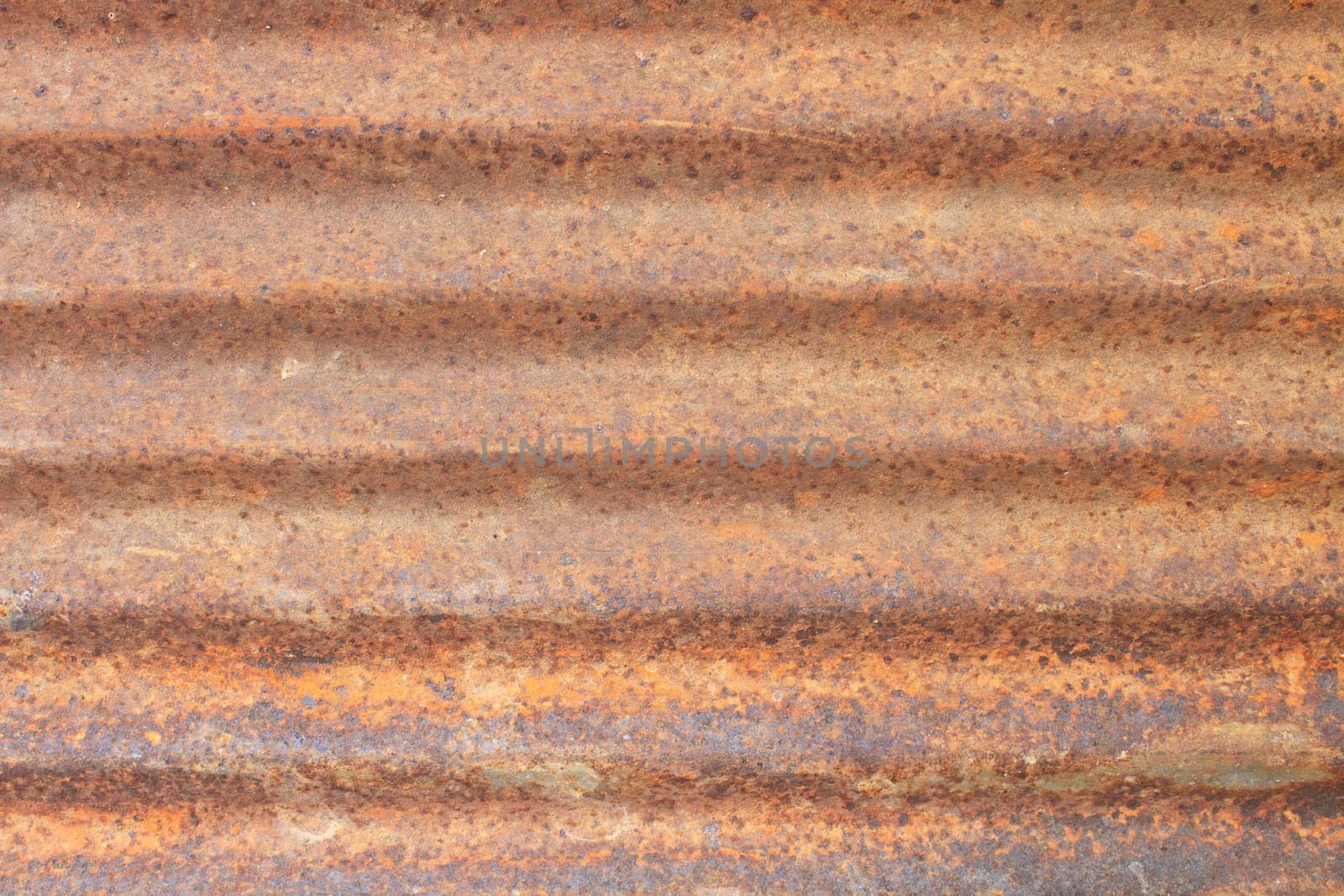 Rusted galvanized iron roof plate, background and texture material