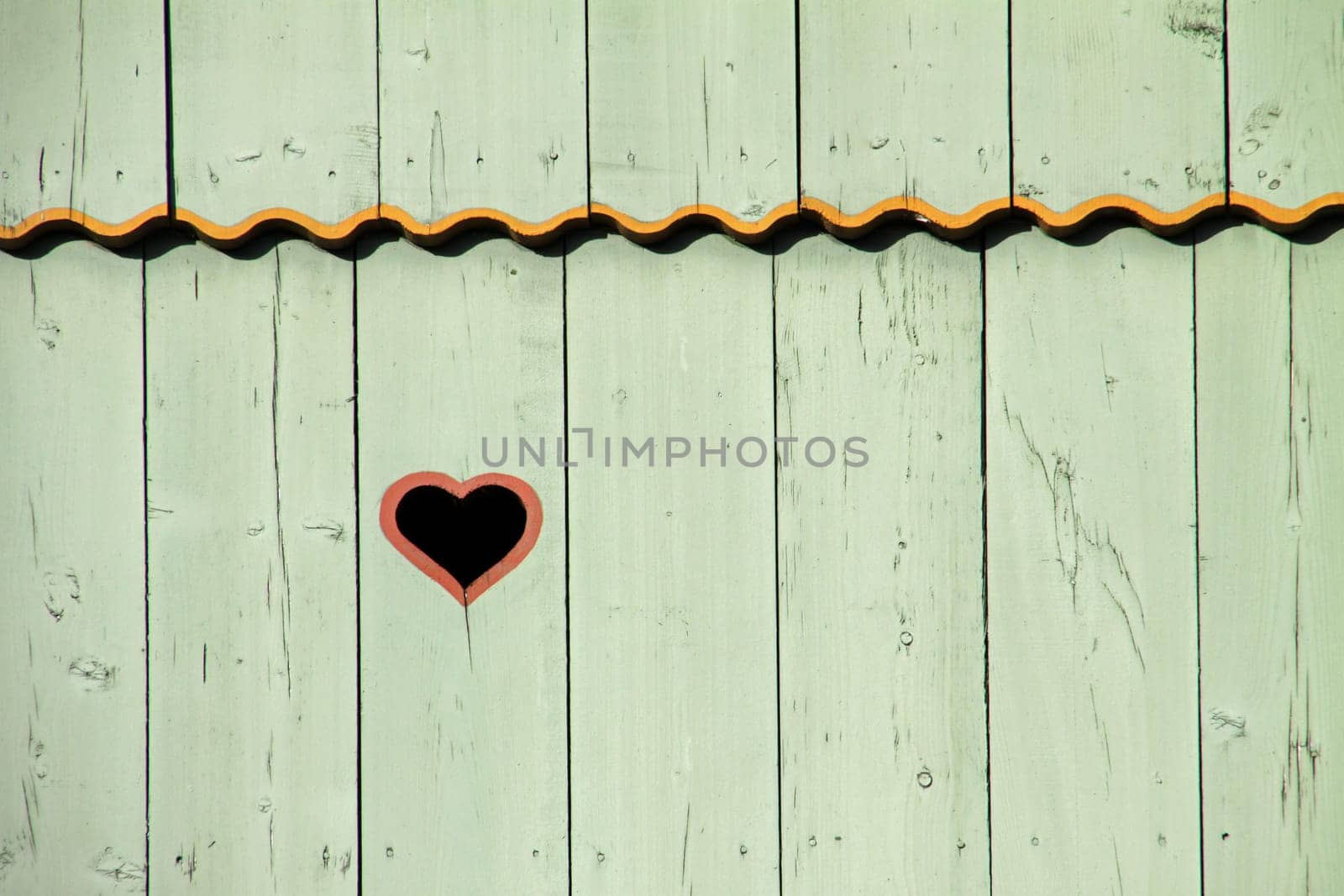 Hearts in a roof gable in Lothe (Lipperland)