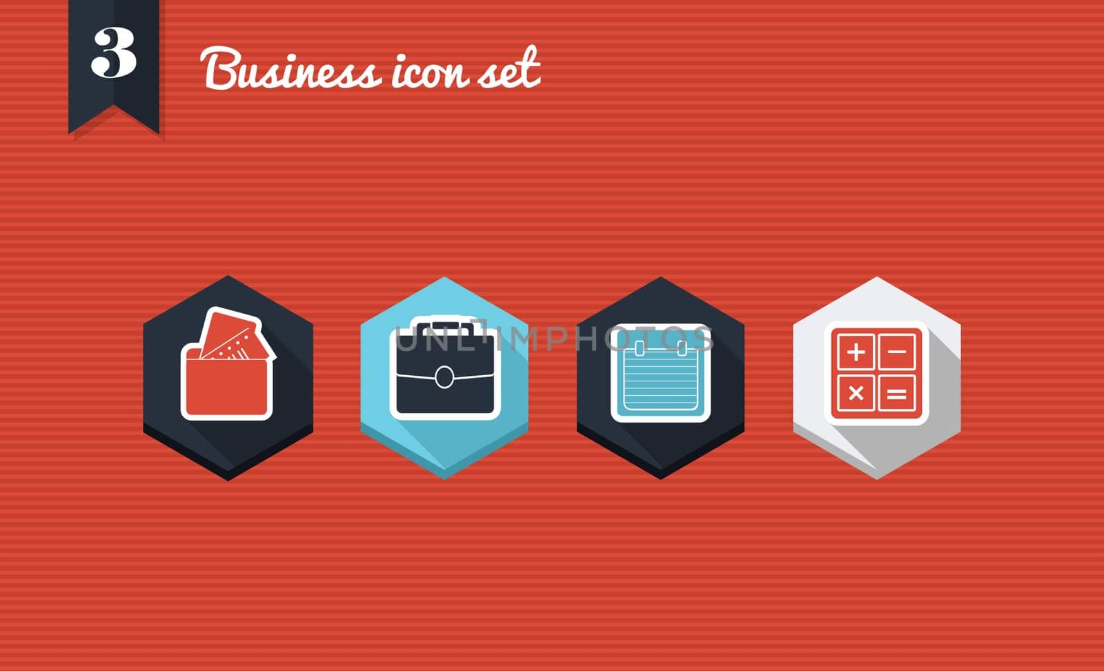 Set of flat design icons for Business corporation and management. Vector illustration file layered for easy editing.