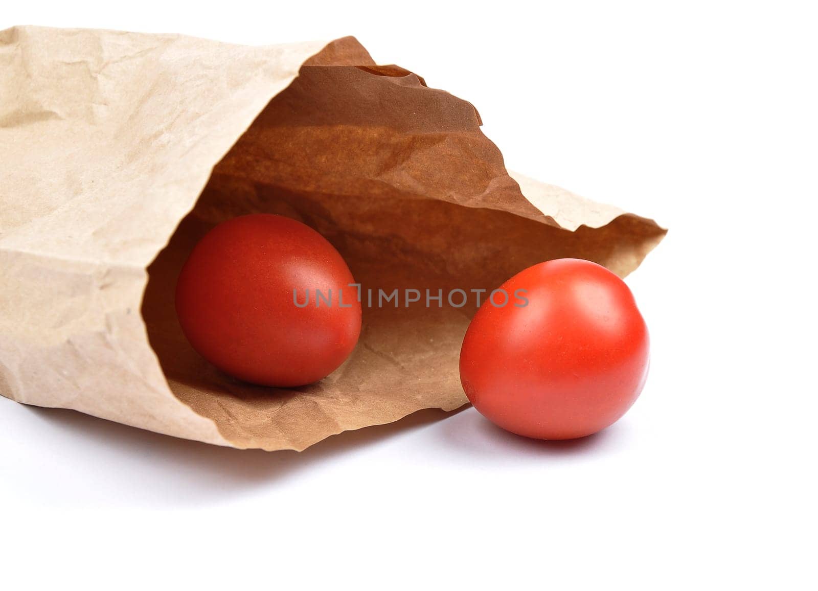 Vegetables in paper bags