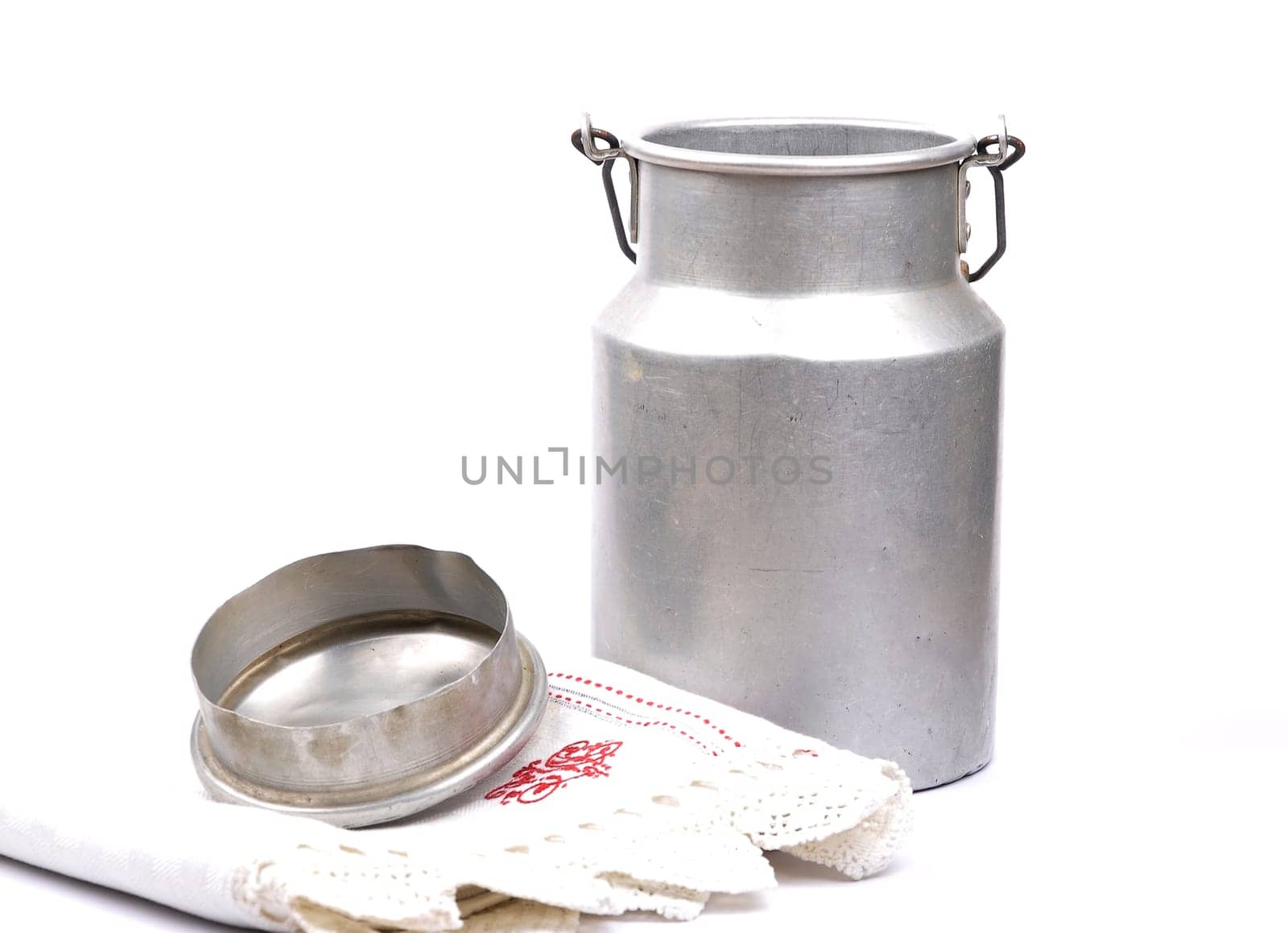 Milk jug open