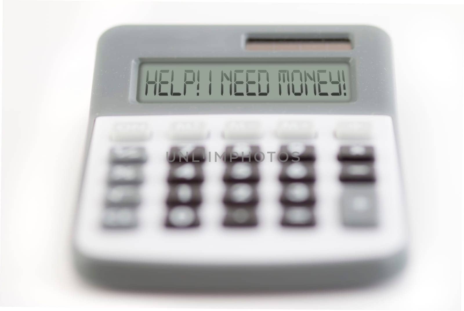 Message on the display - counting of the financial position - help - I need money