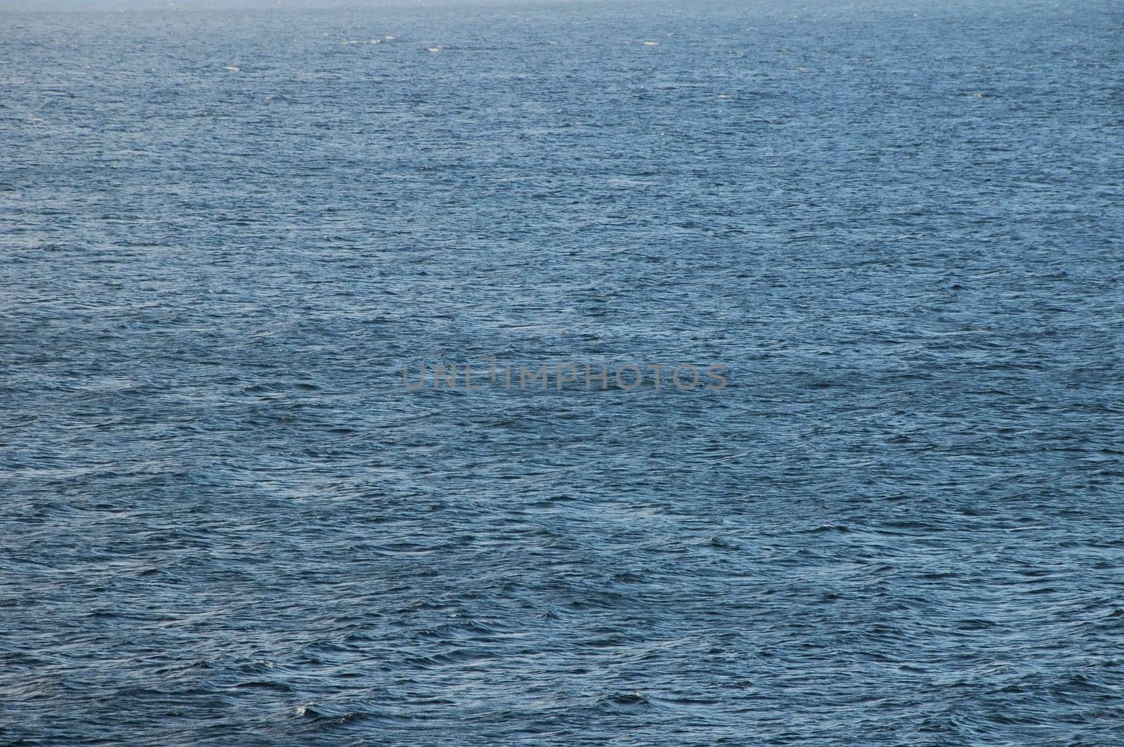 Blue Water Texture Pattern at Noon on the Atlantic Ocean