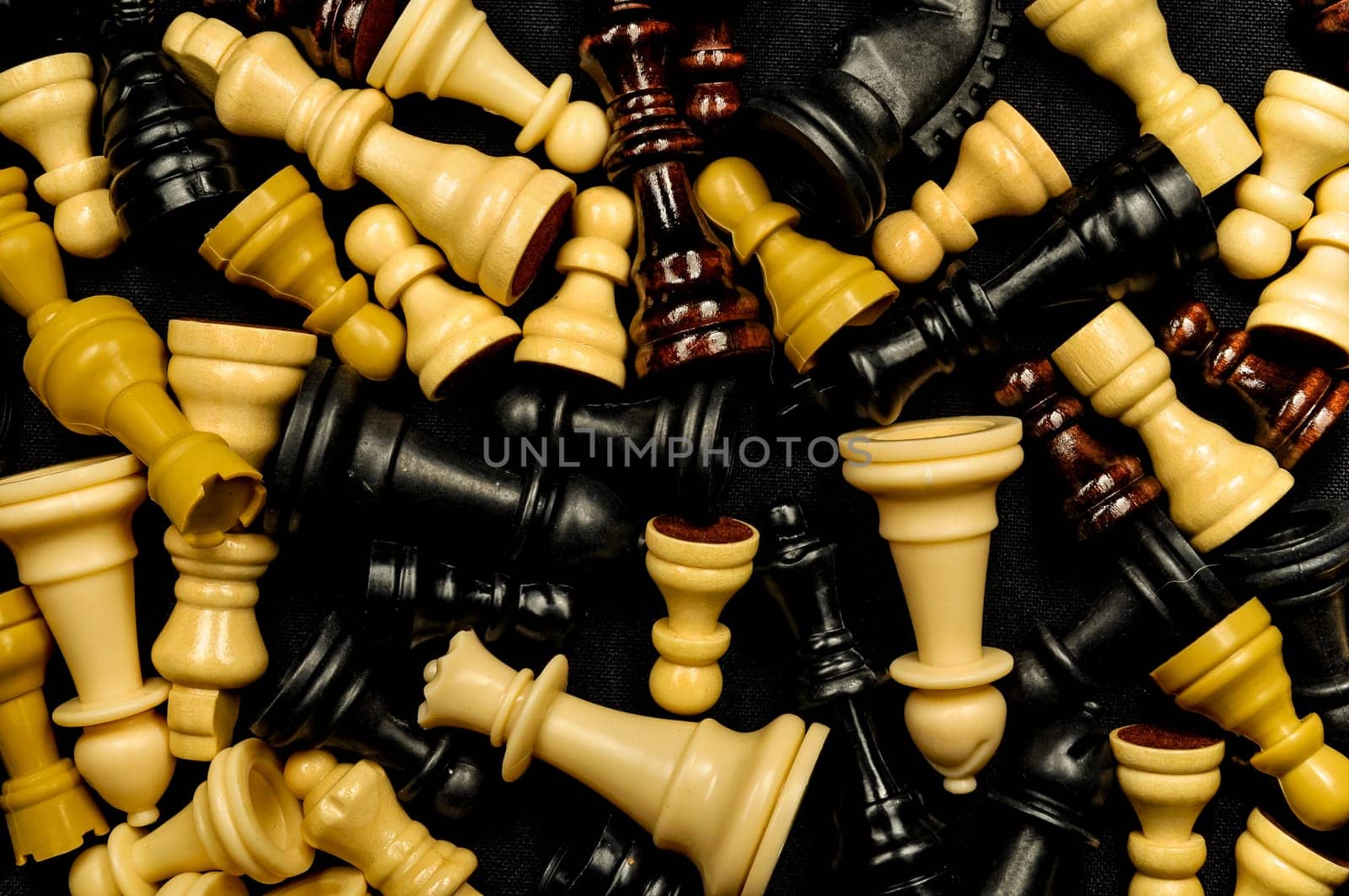 Chess Texture Pattern on a Black Background