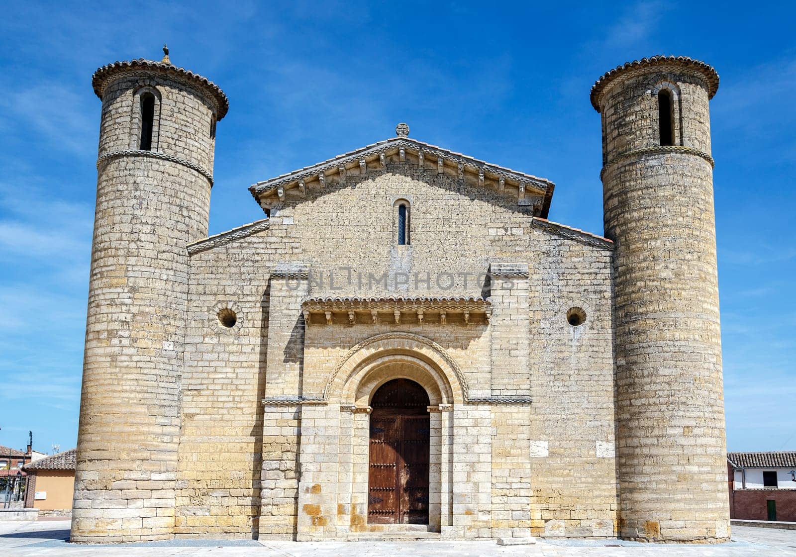 St. Martin Church, in Romanesque style in Fromista, Palencia, Castilla y Leon, Spain