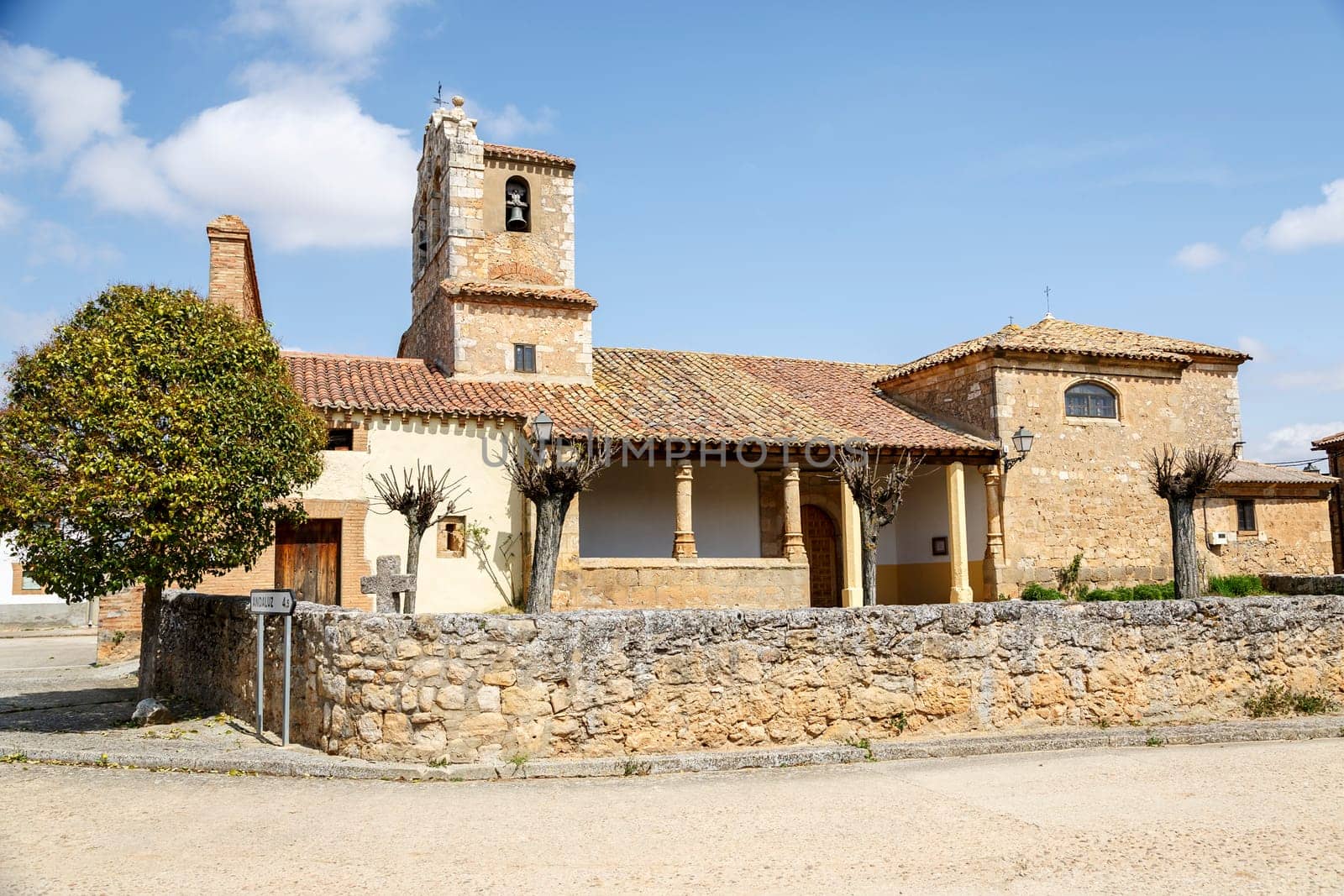 Valderrodilla Church in the province of Soria, Spain