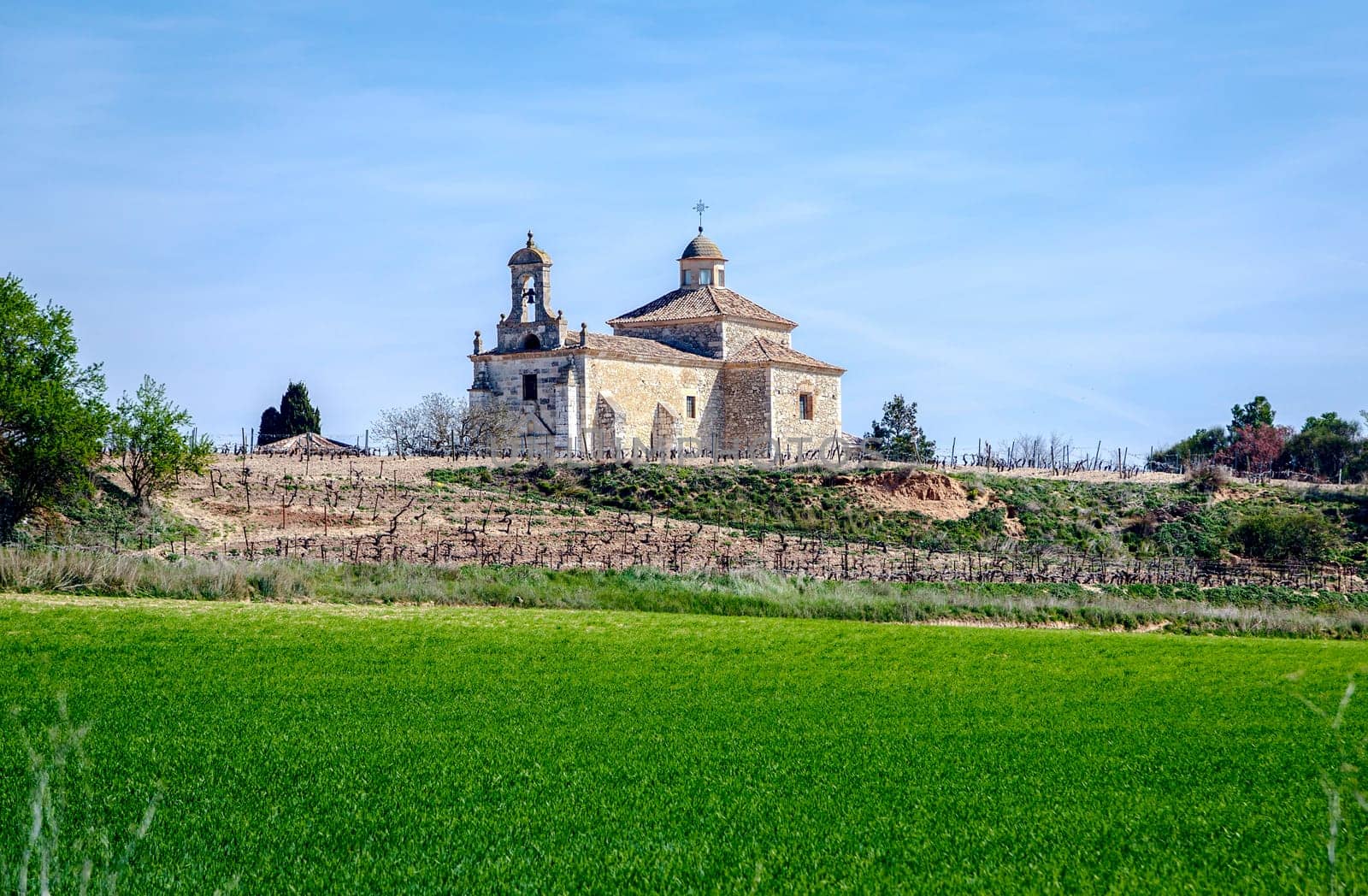the shrine of the Virgin of Rubialejos in Pesquera del Duero, Valladolid Spain