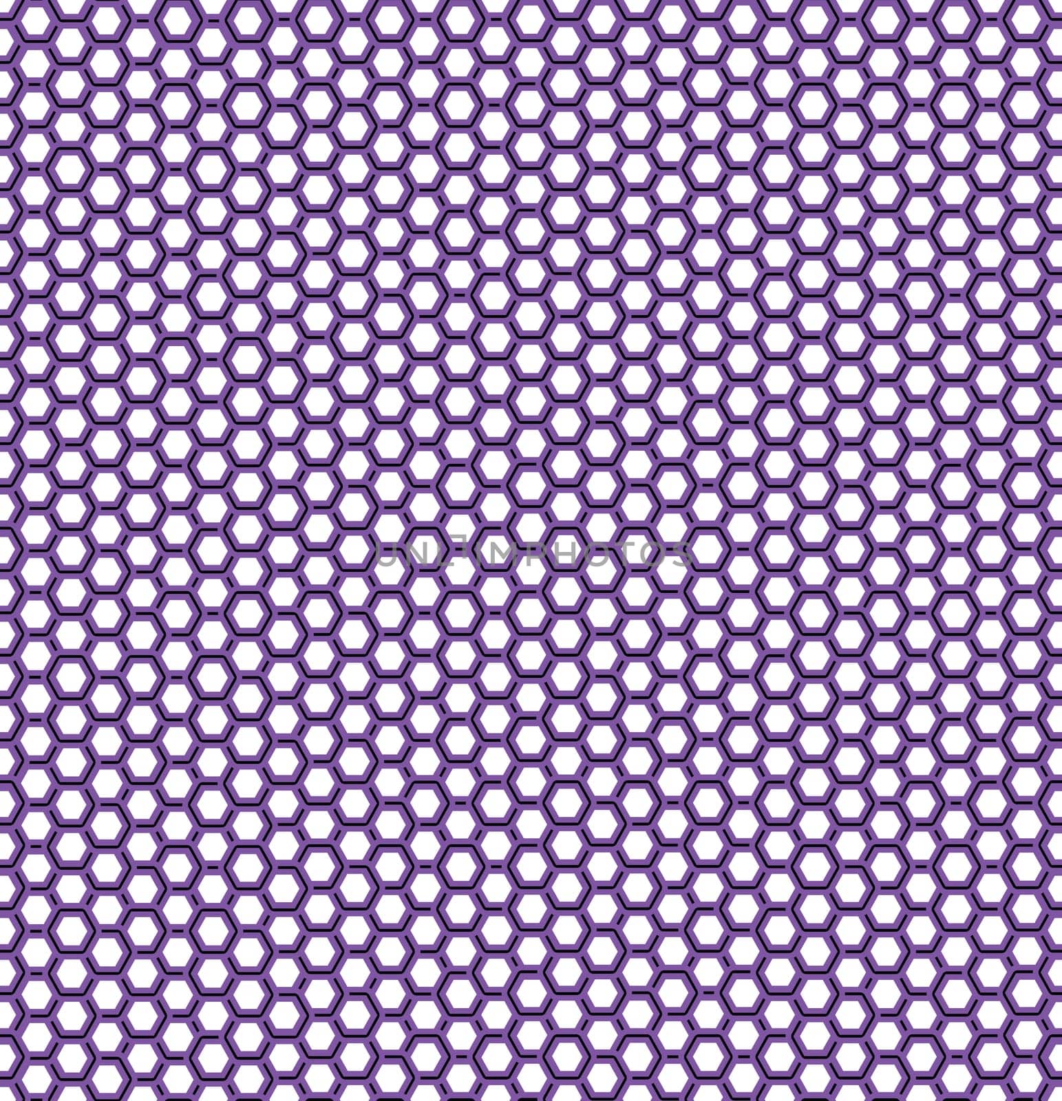 Vector illustration of seamless geometric pattern with honeycombs
