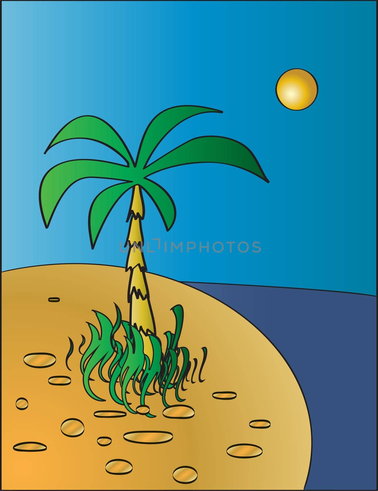 Desert island