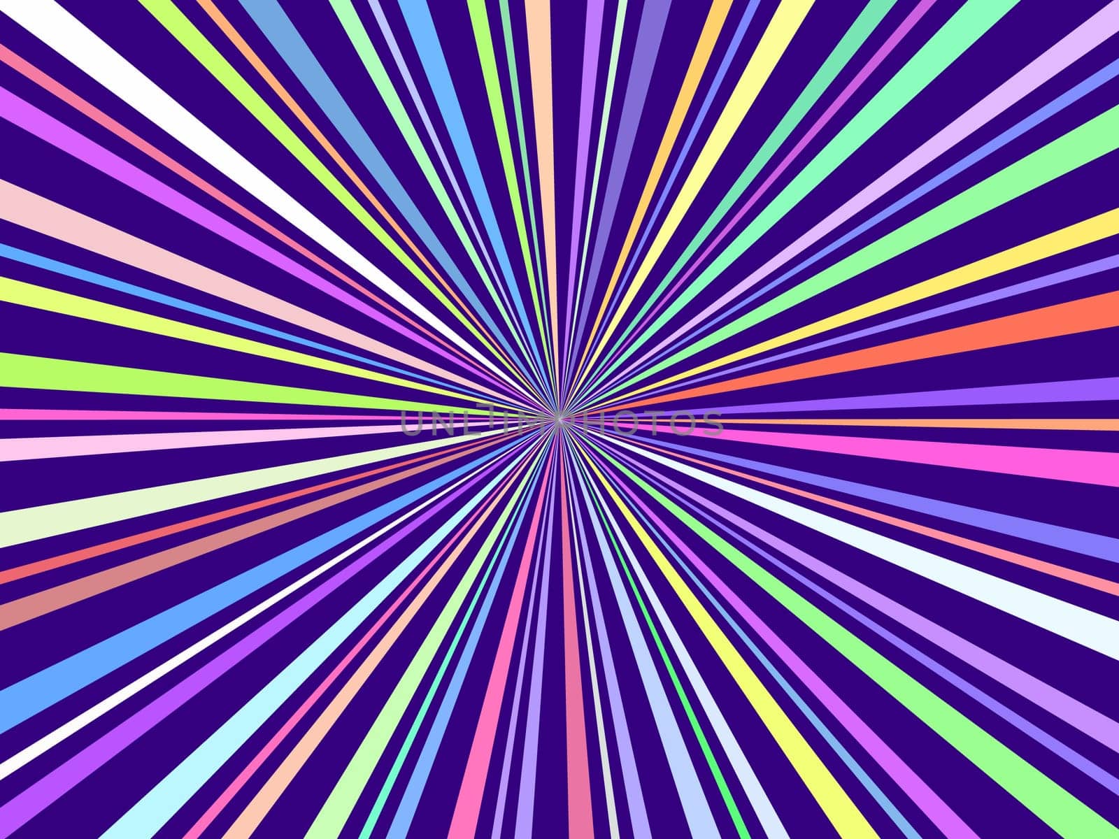 Abstract Space Rays Burst Pattern. Vector illustration