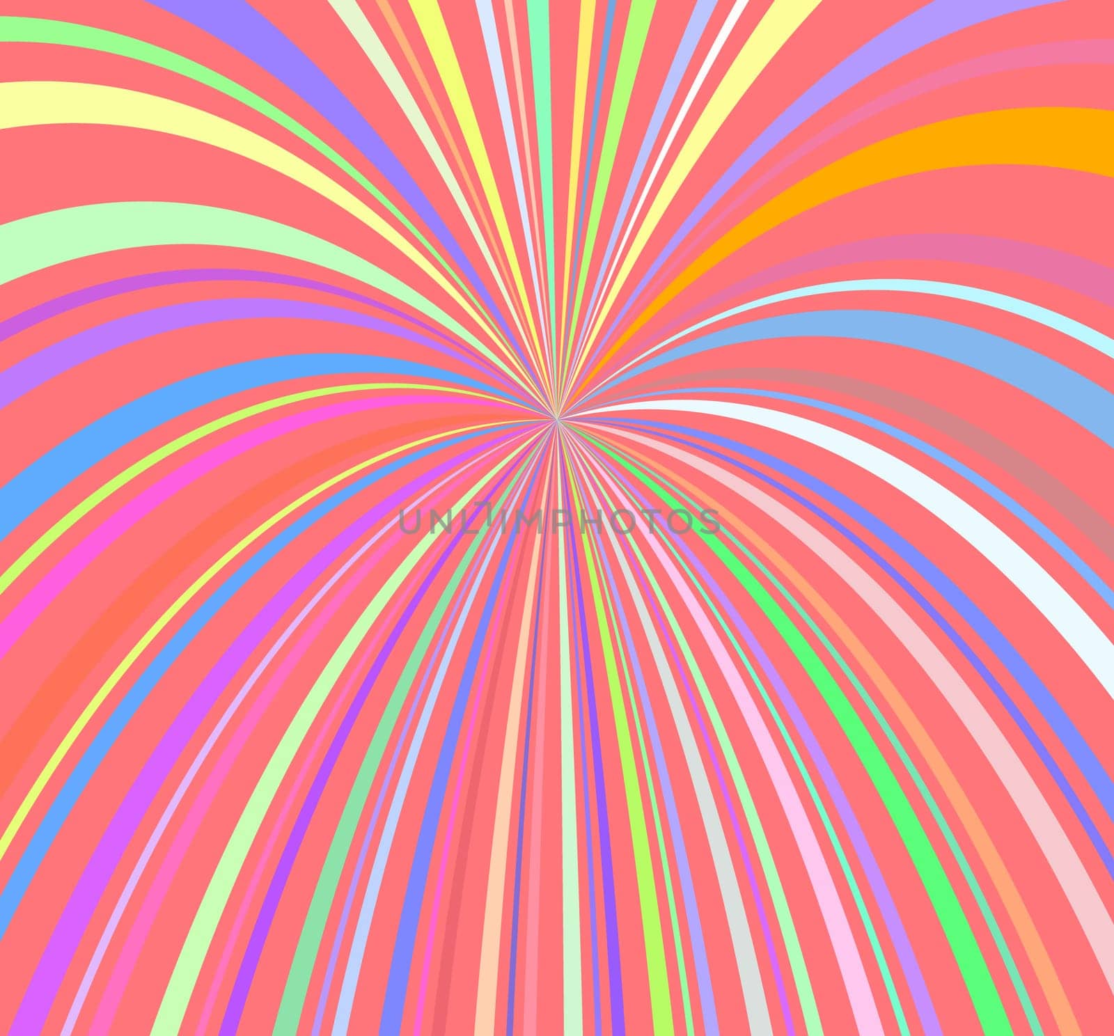 Abstract Fireworks Rays Burst Pattern. Vector illustration