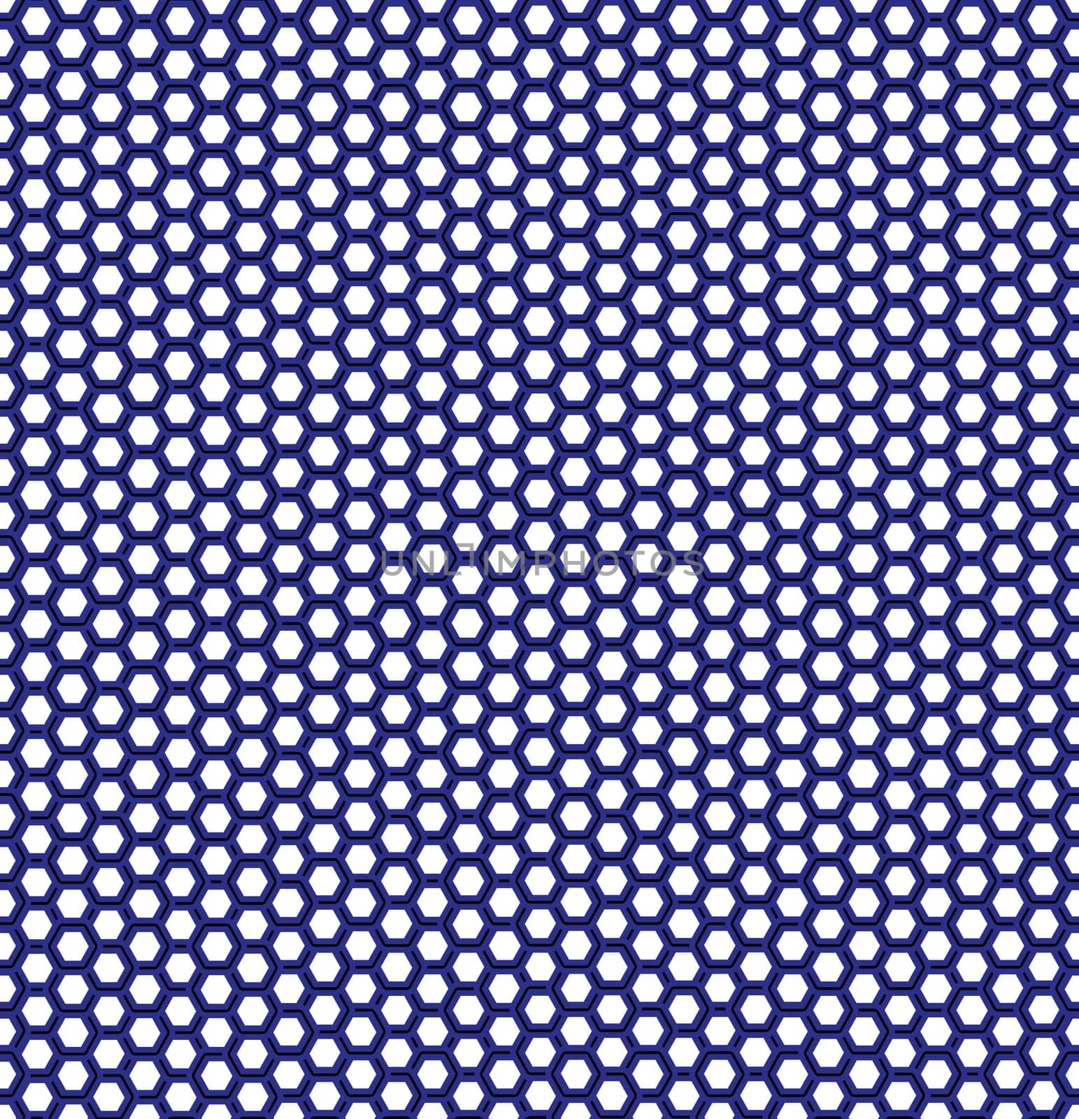 Vector illustration of seamless geometric pattern with honeycombs