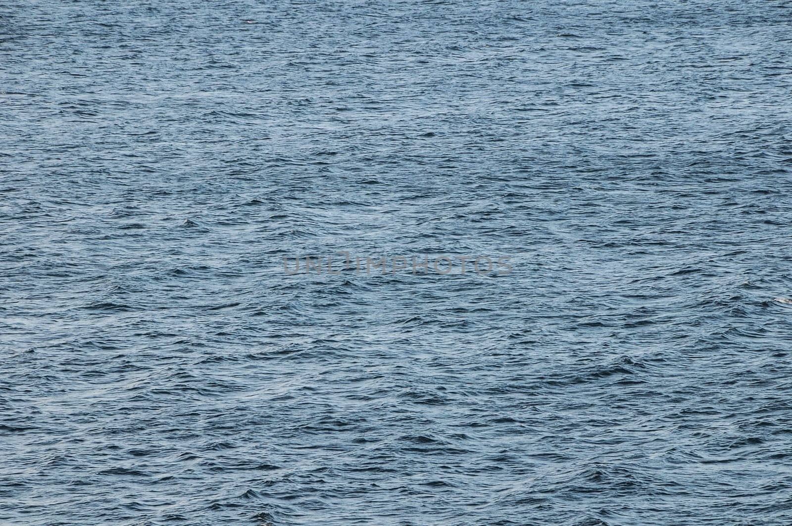 Blue Water Texture Pattern at Noon on the Atlantic Ocean