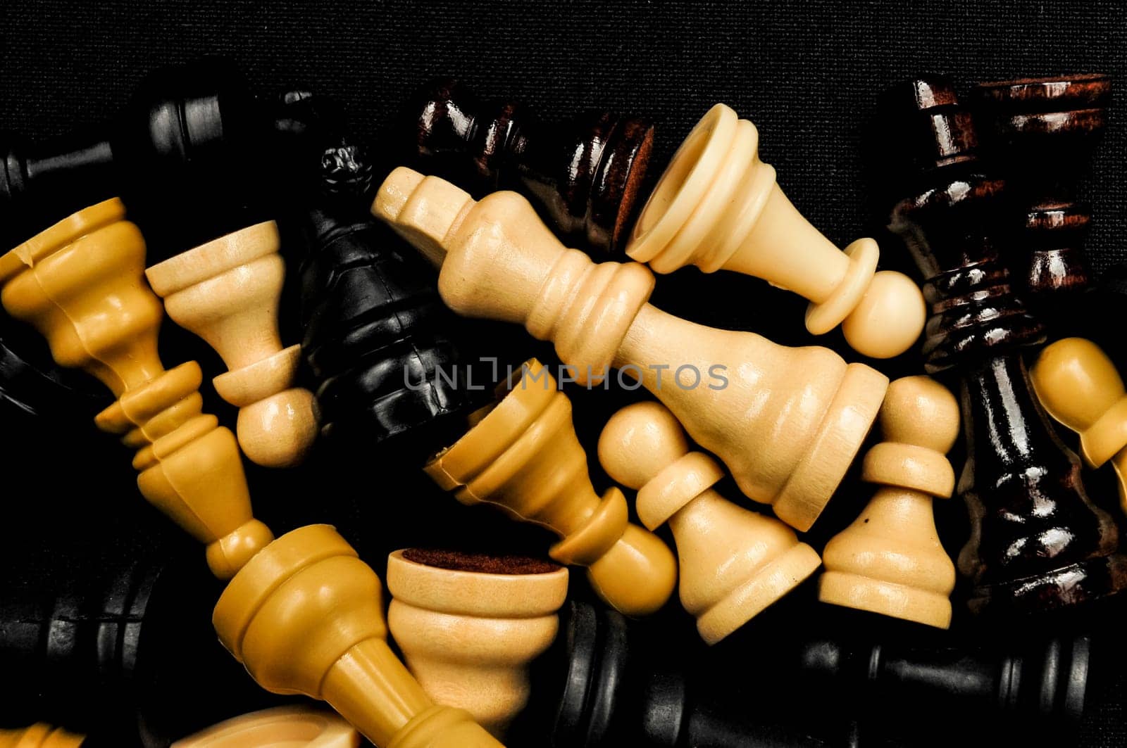 Chess Texture Pattern on a Black Background