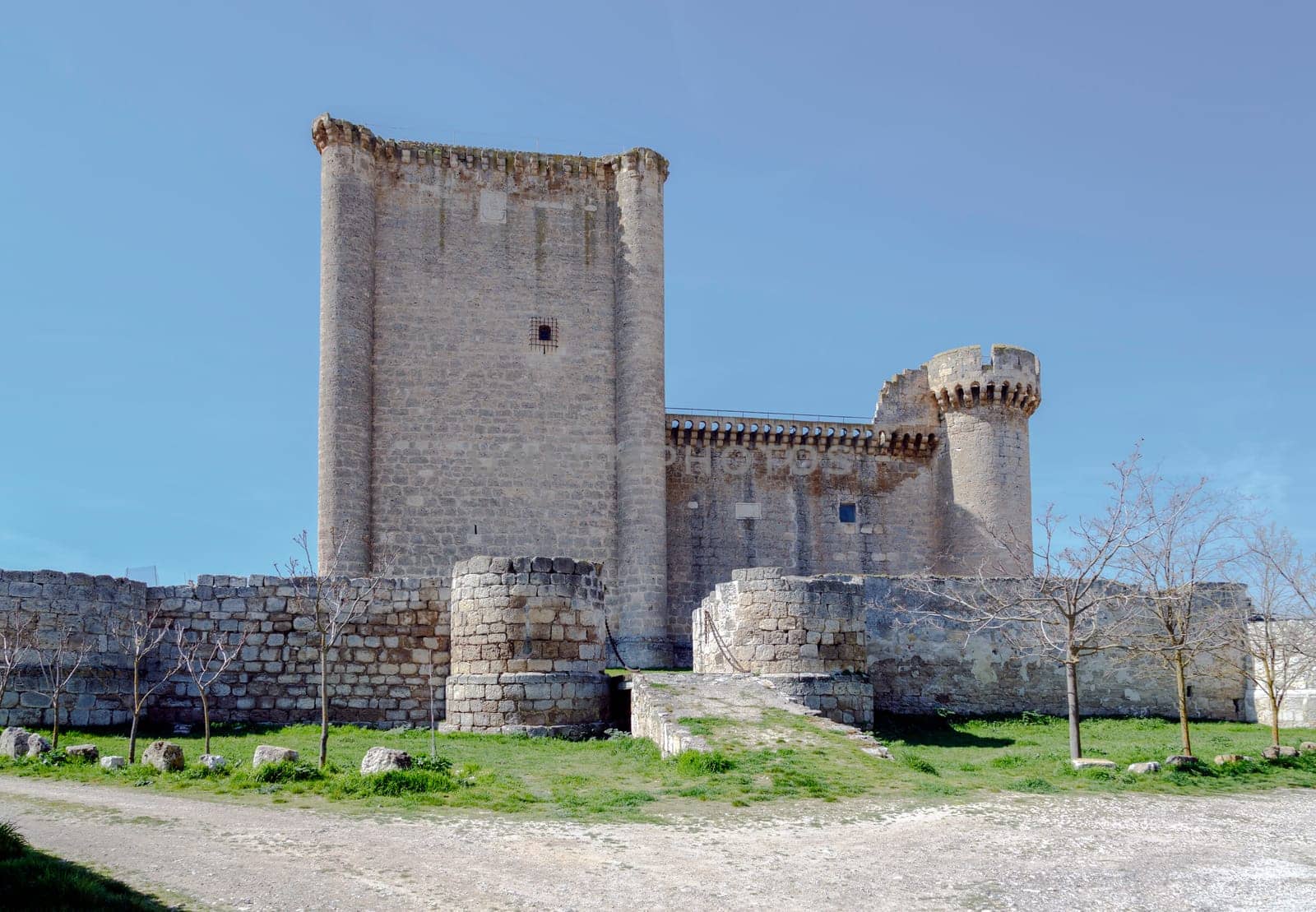 Castle of the Franco de Toledo, Villafuerte of Esgueva, Valladolid Spain