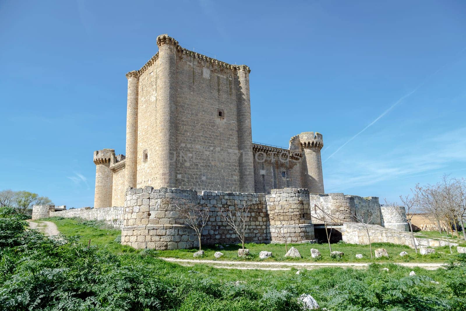 Castle of the Franco de Toledo, Villafuerte of Esgueva, Valladolid Spain