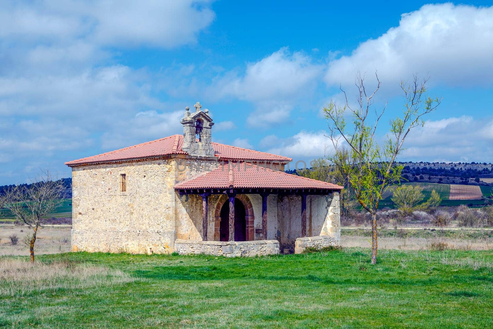 Chapel of the Santo Cristo in Villaciervos province of Soria, Spain
